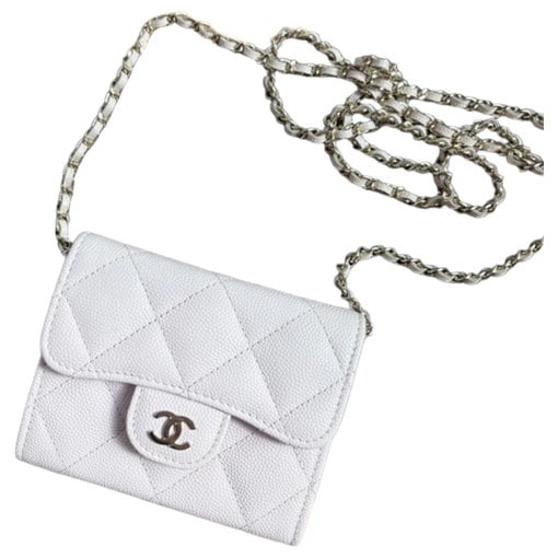Leather clutch bag