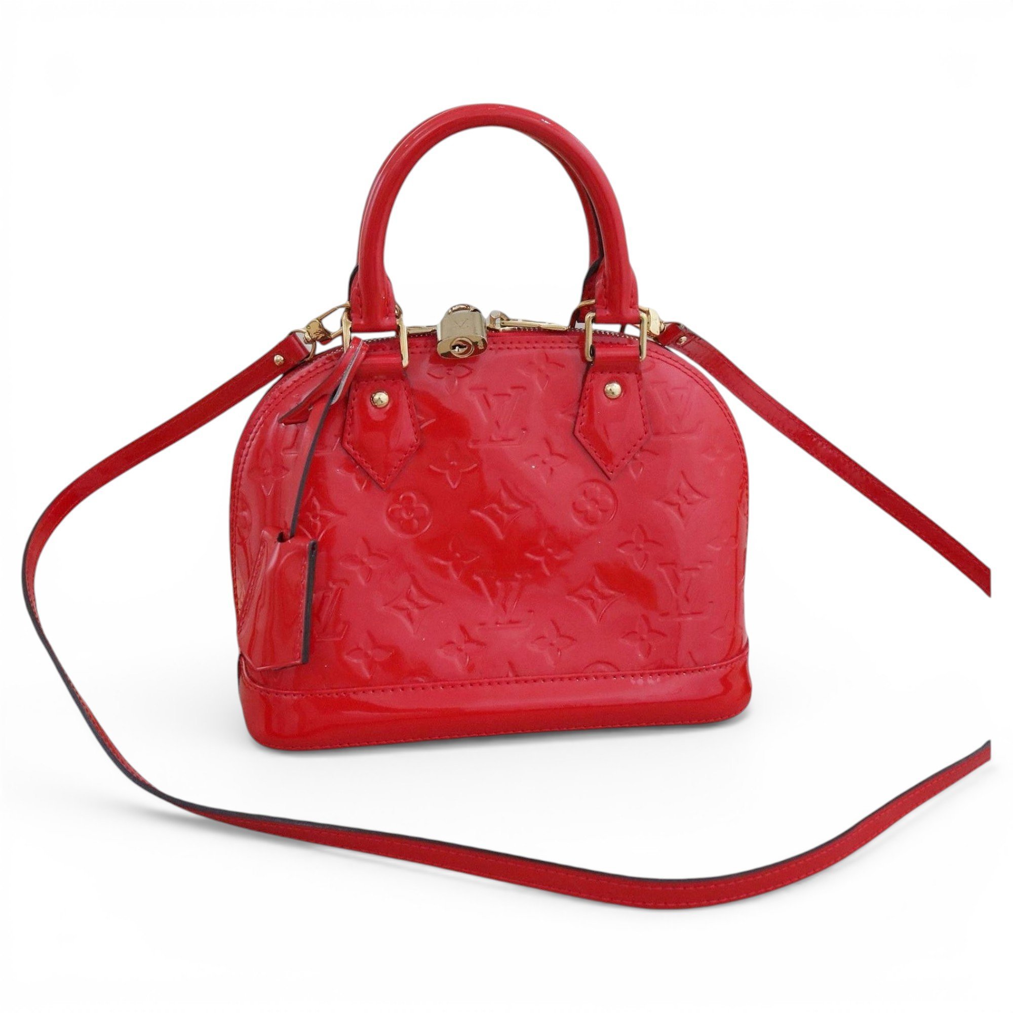 Alma BB patent leather handbag