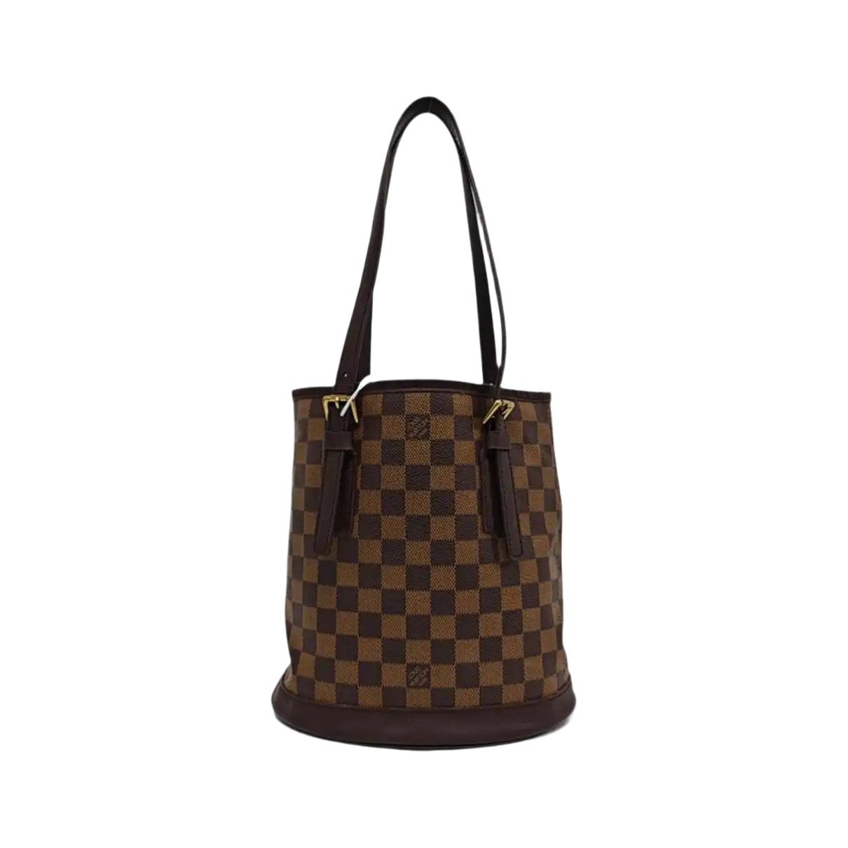 Bucket leather handbag