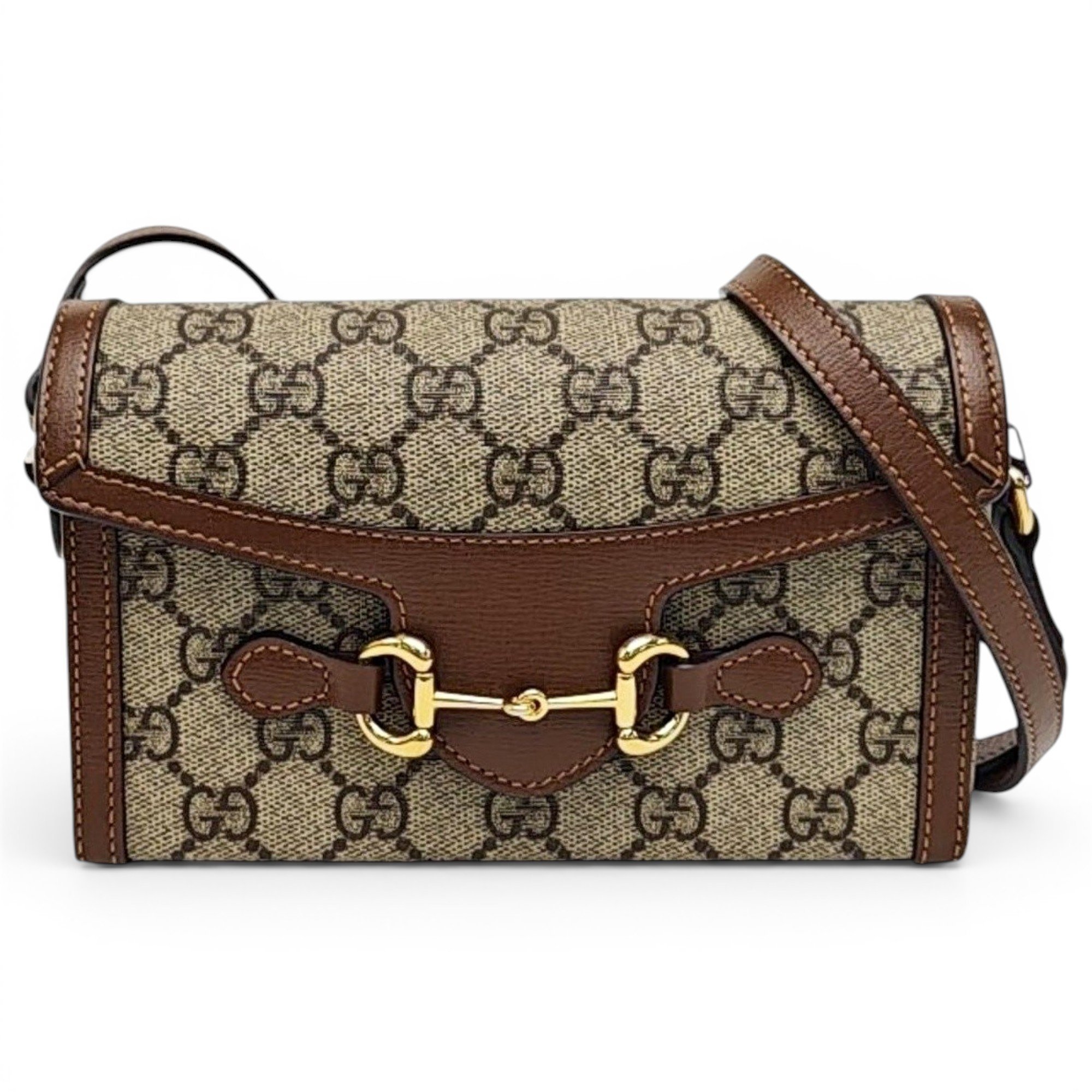 Handle Horsebit 1955 leather handbag
