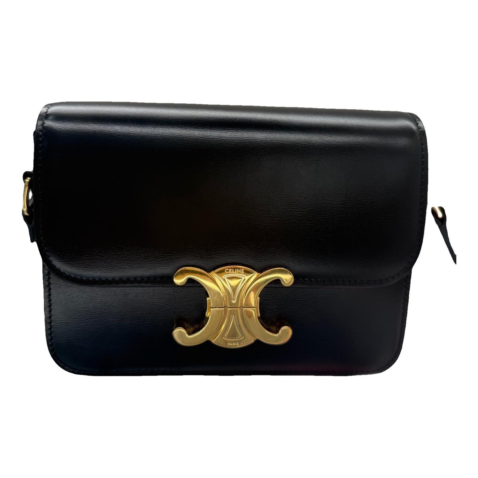 Triomphe leather handbag