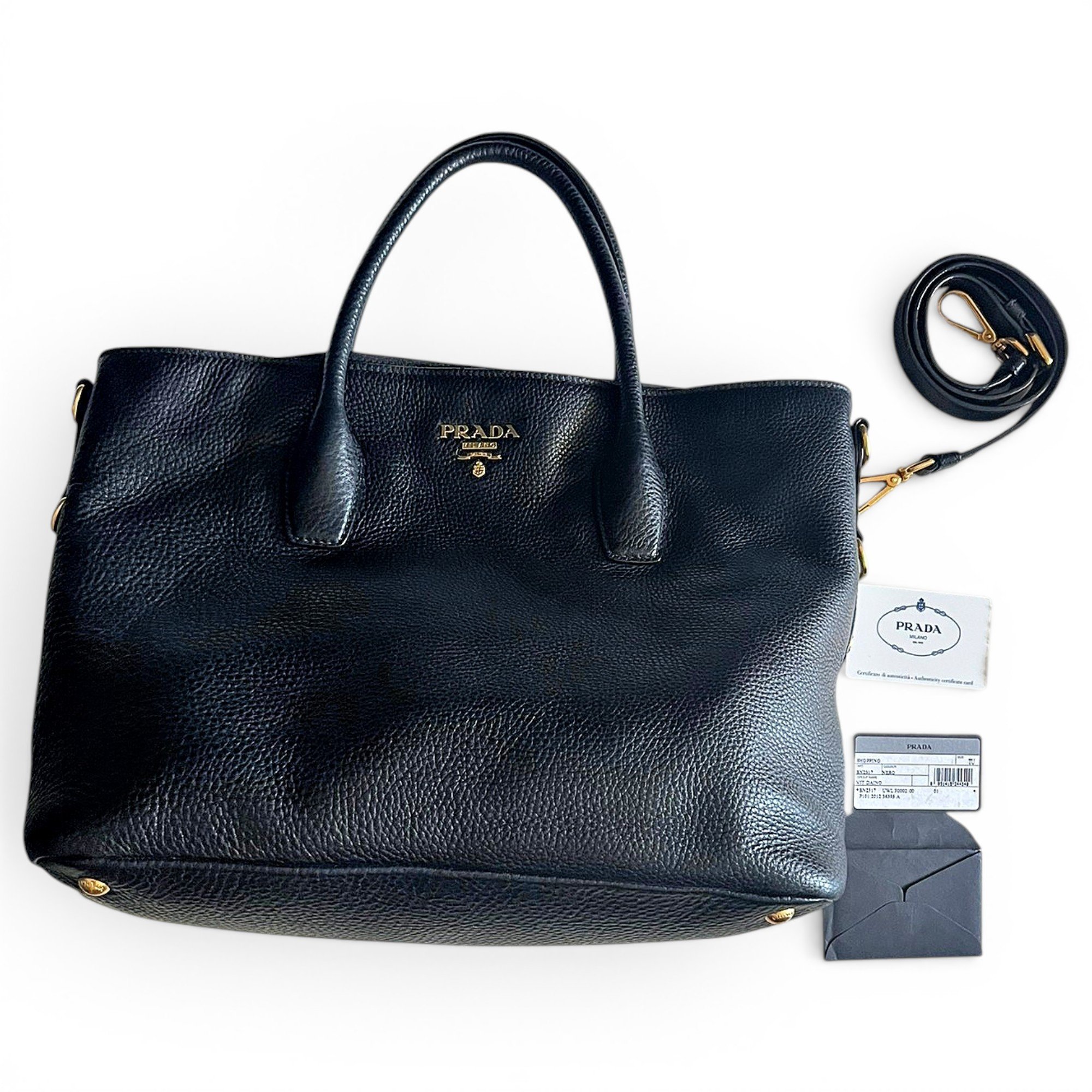 Leather tote