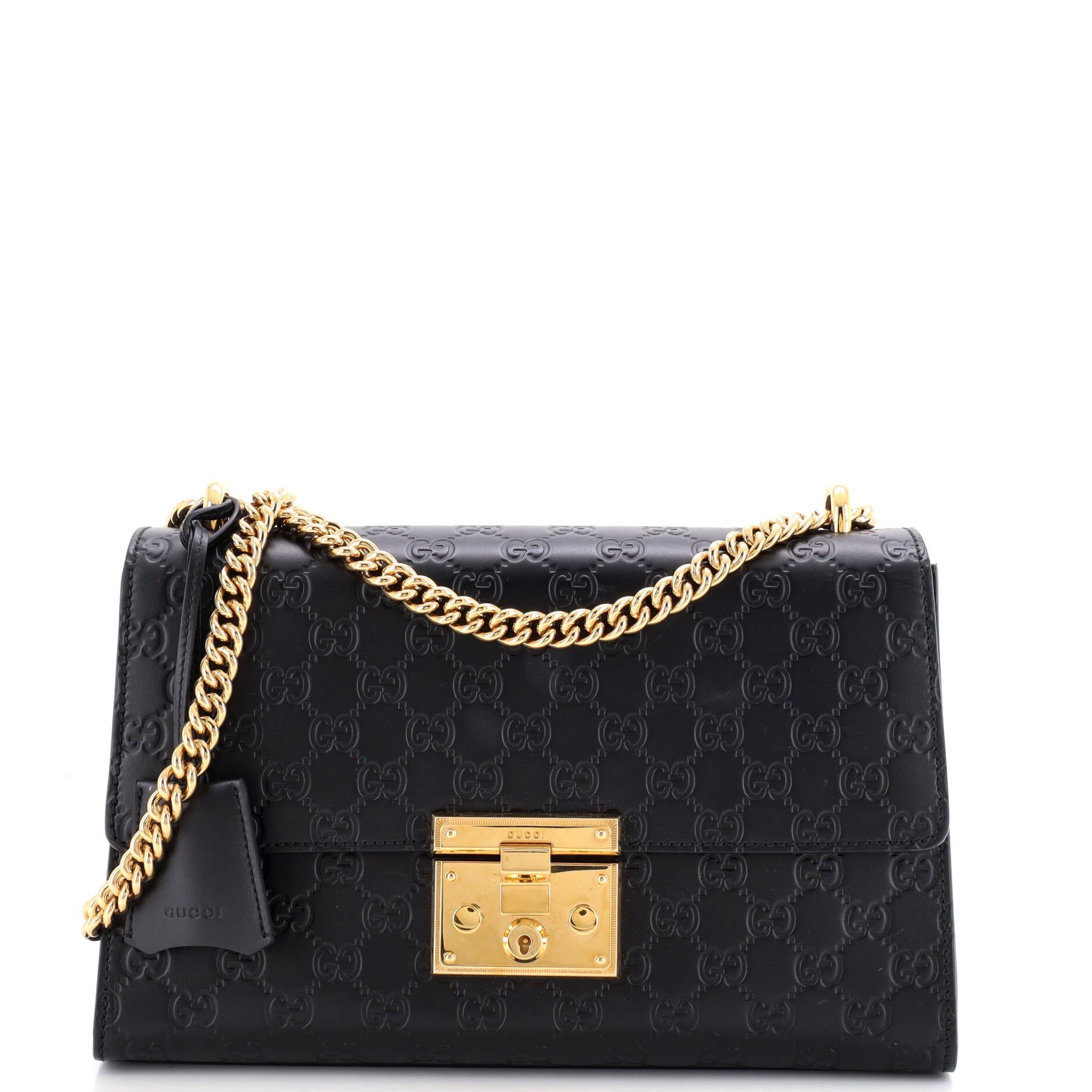 Padlock Shoulder Bag Guccissima Leather Medium