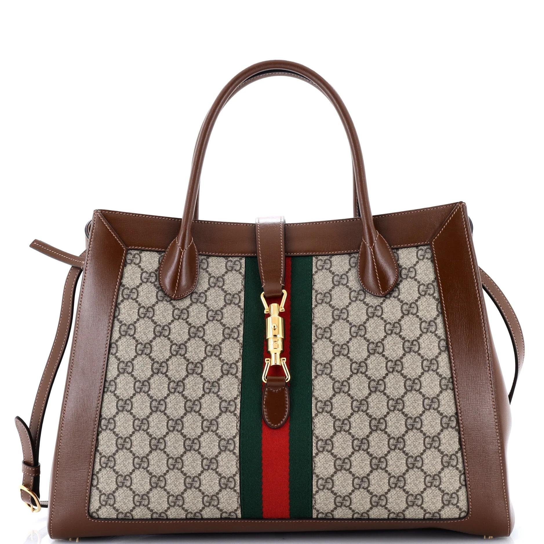Leather tote