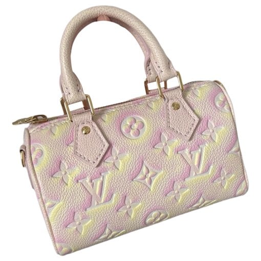 Nano Speedy / Mini HL leather handbag