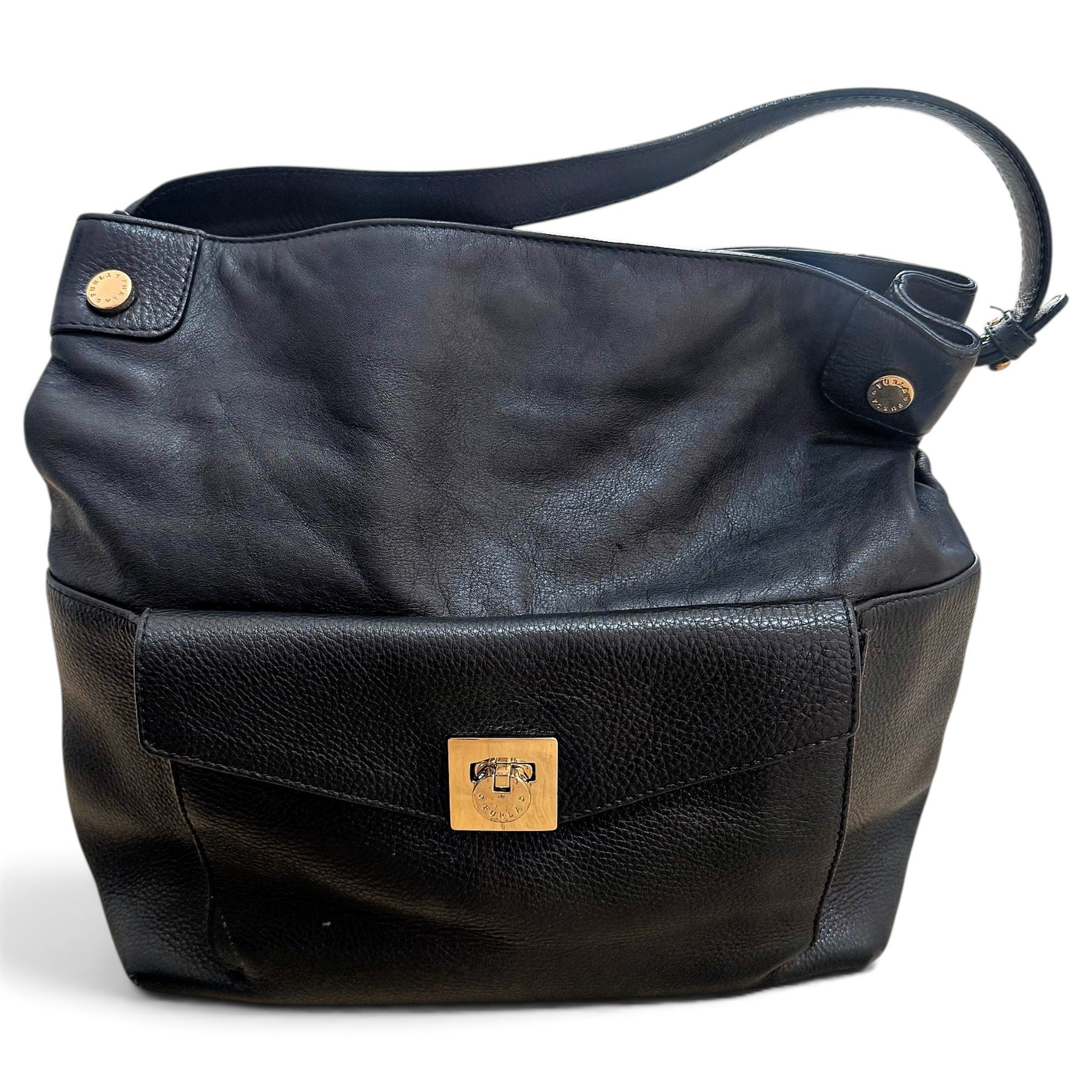Leather handbag