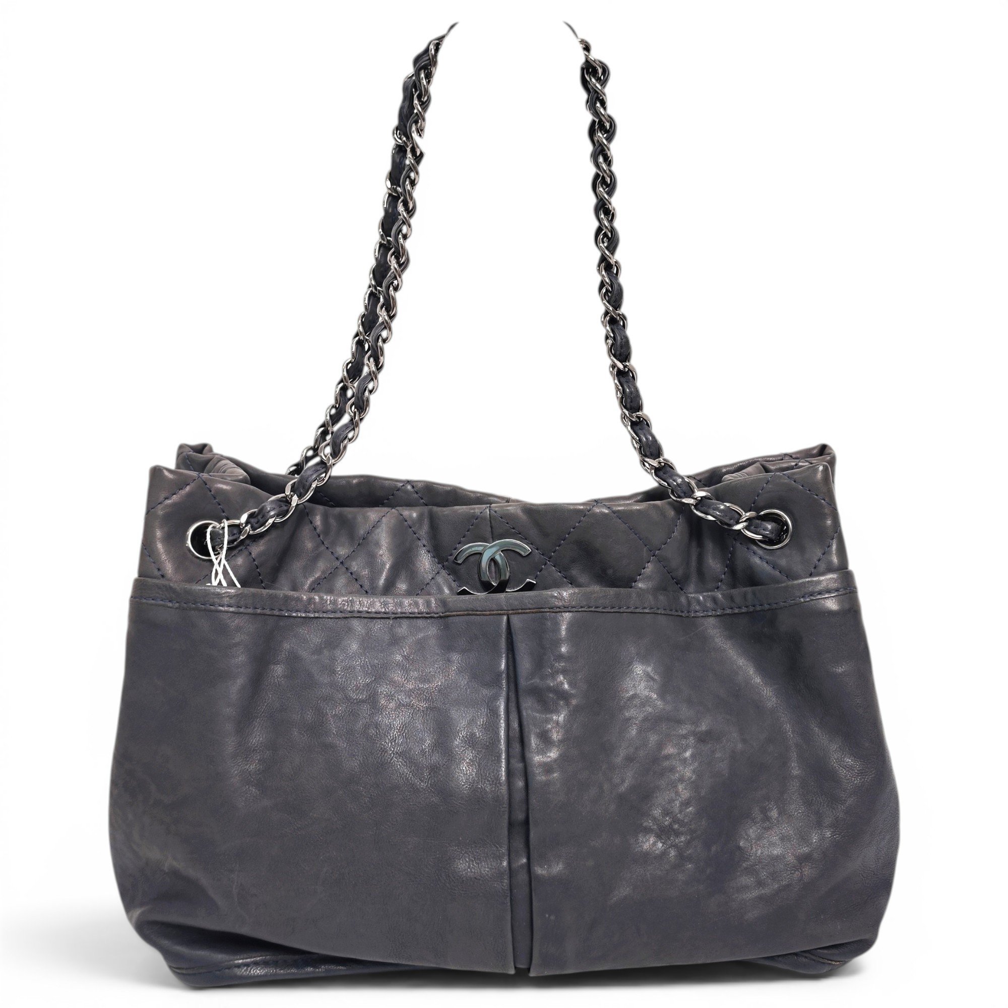 Leather tote
