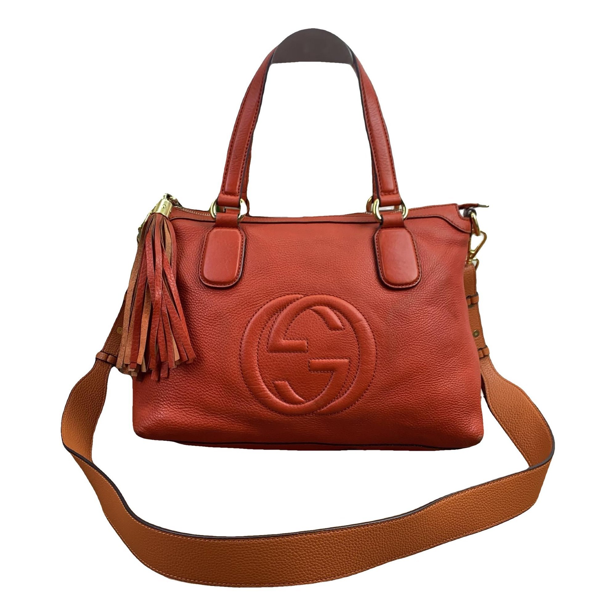 Soho Top Handle leather handbag