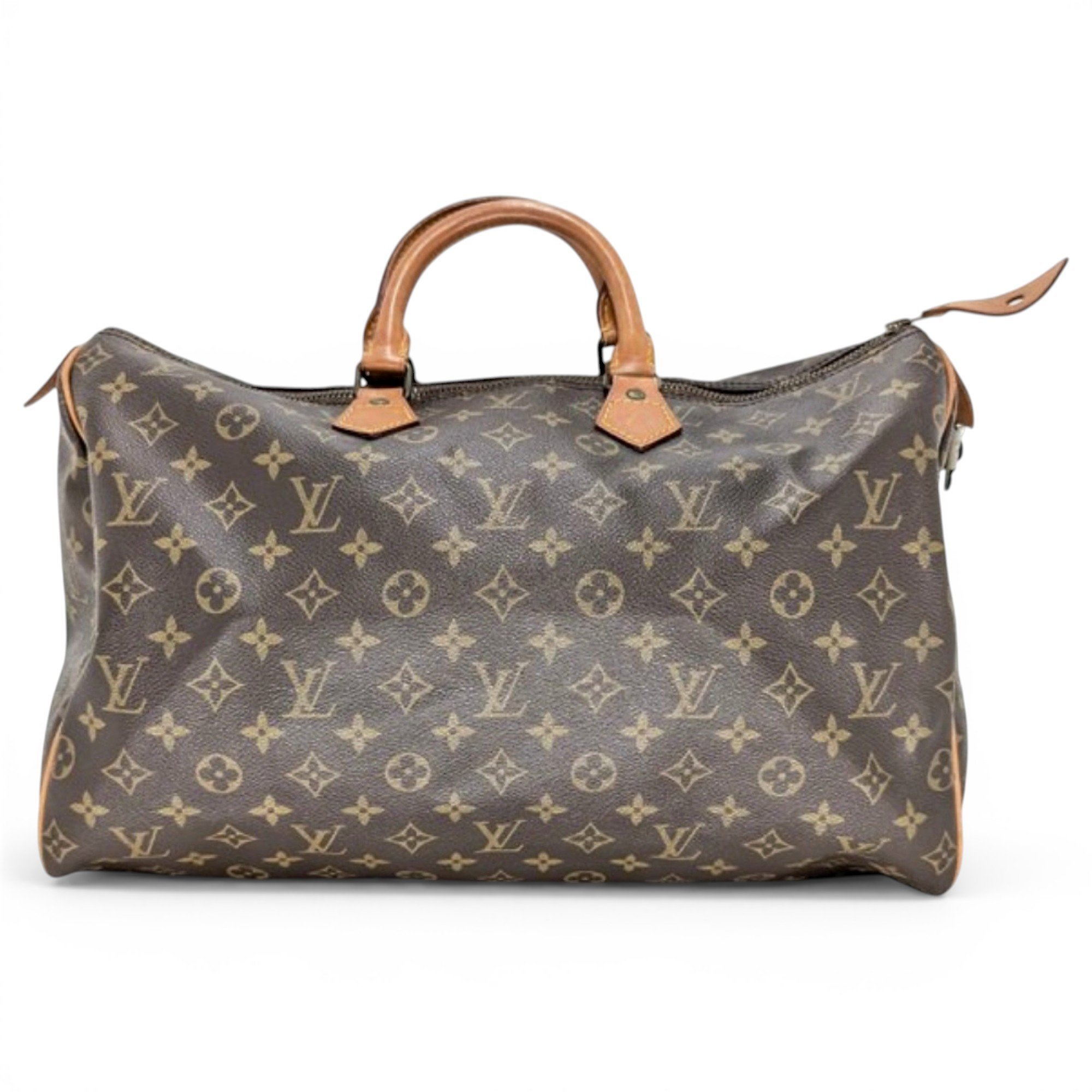 Speedy leather handbag