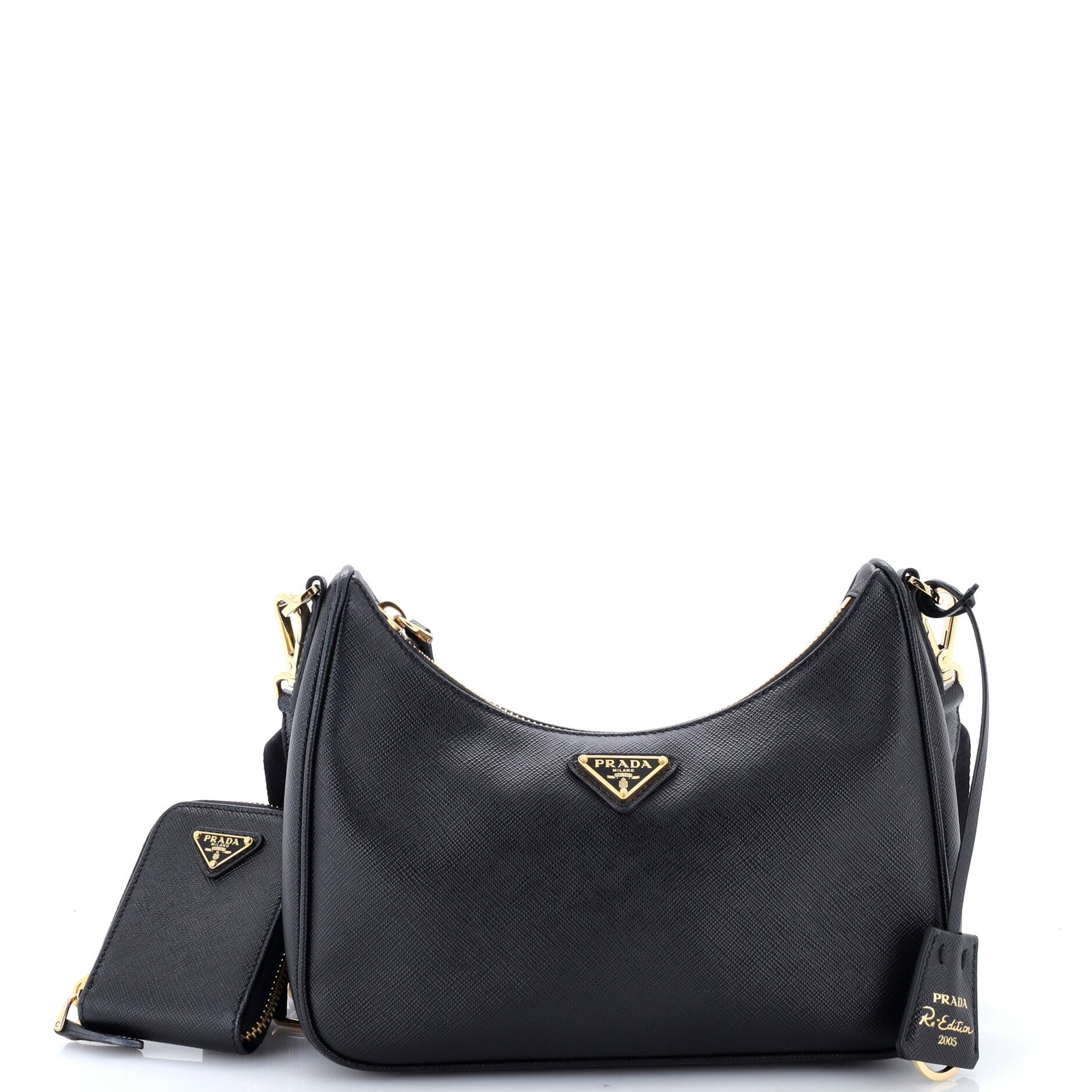 Re-Edition 2005 Shoulder Bag Saffiano Leather Small
