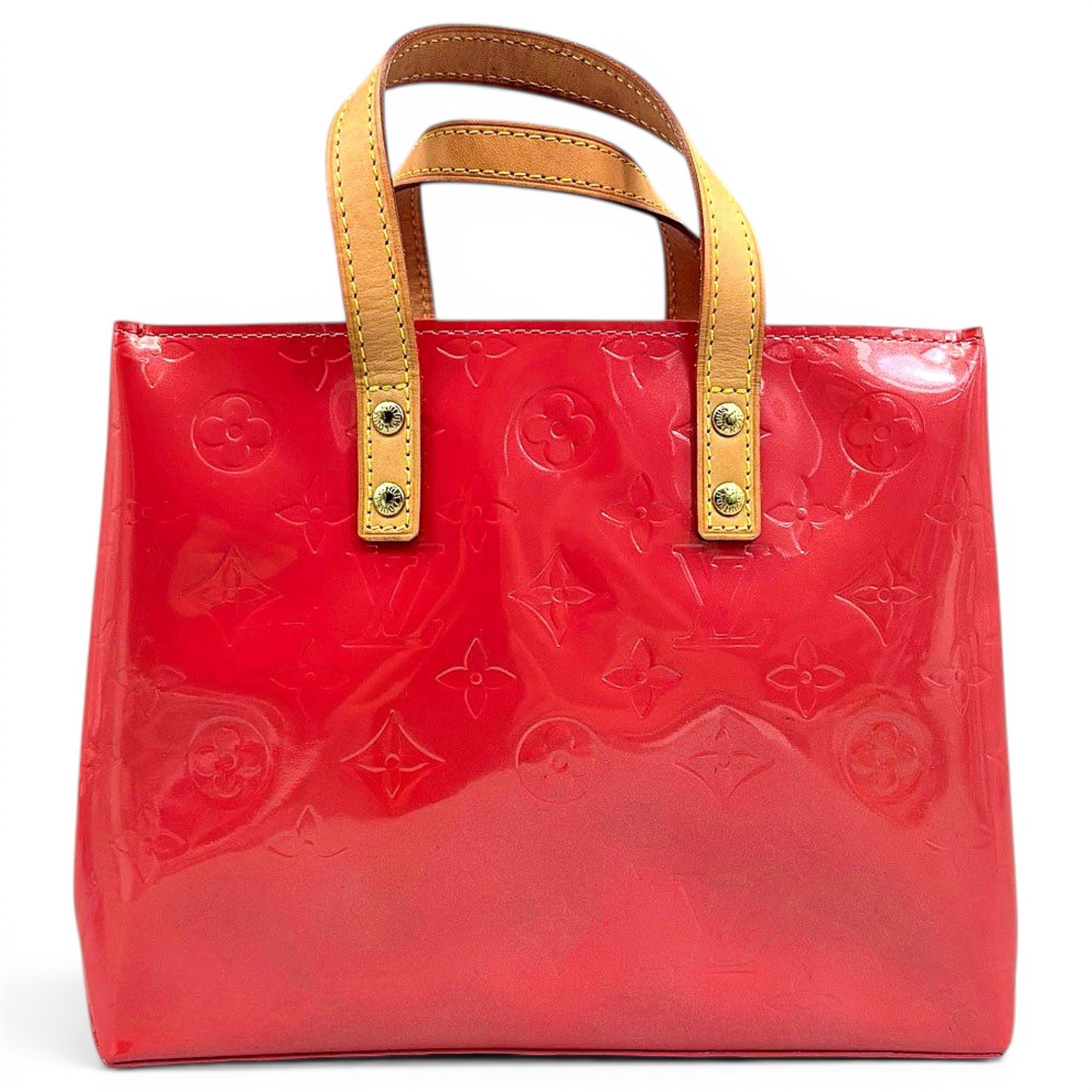 Patent leather tote