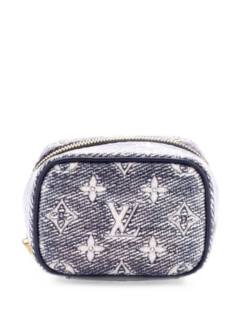 Vanity Case Monoglam Jacquard Canvas Micro satchel