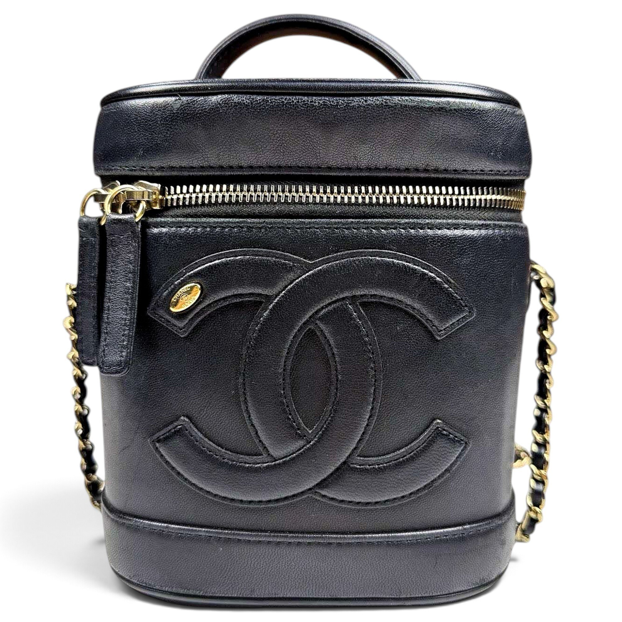 Trendy CC Vanity leather handbag