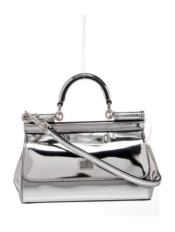 Patent Leather Sicily Leather Tote Bag Small