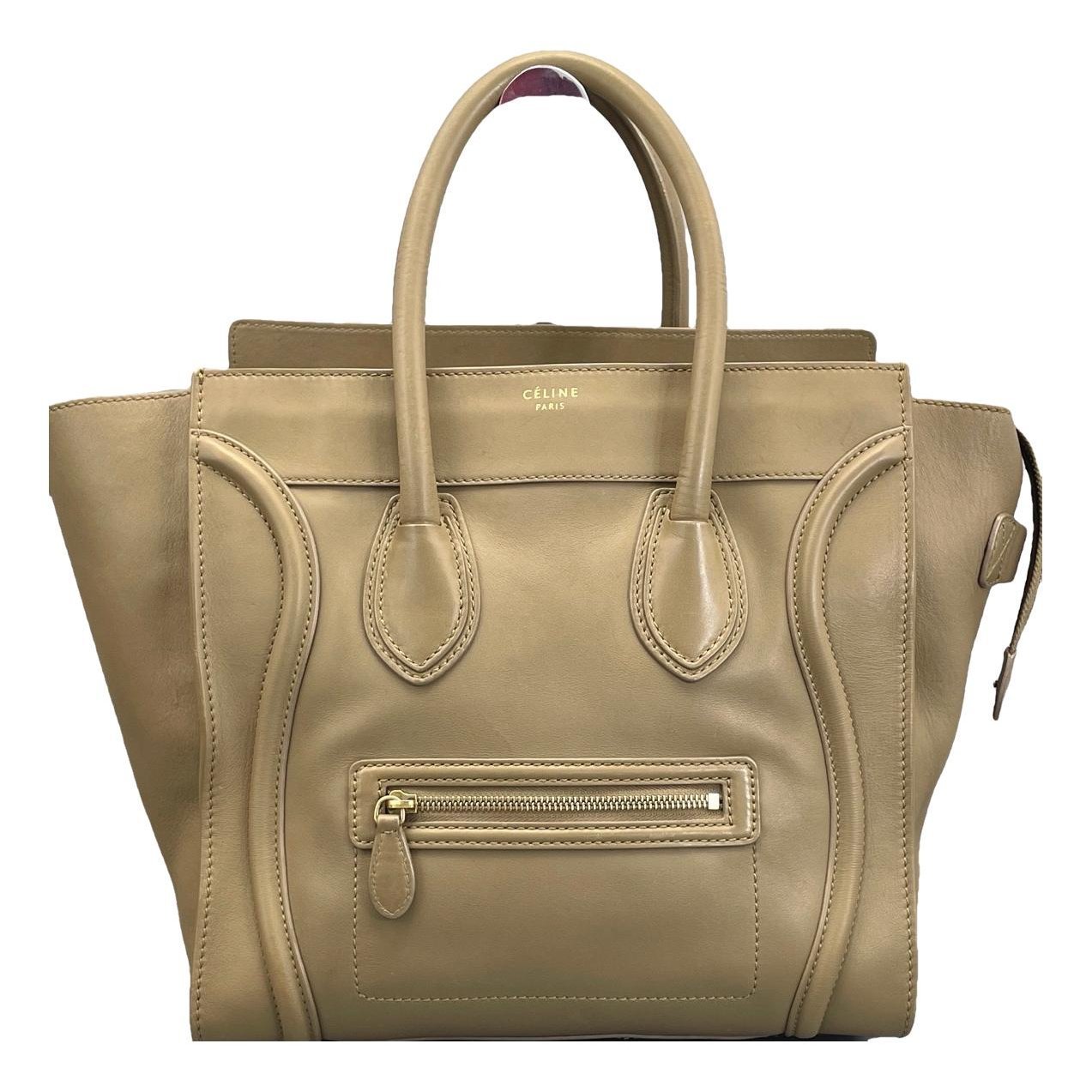 Luggage leather handbag