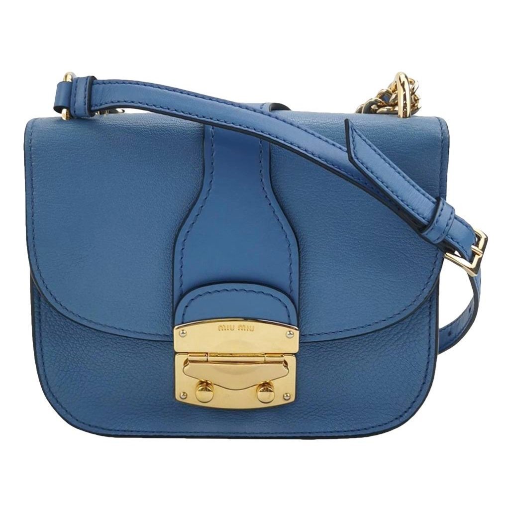 Madras leather handbag