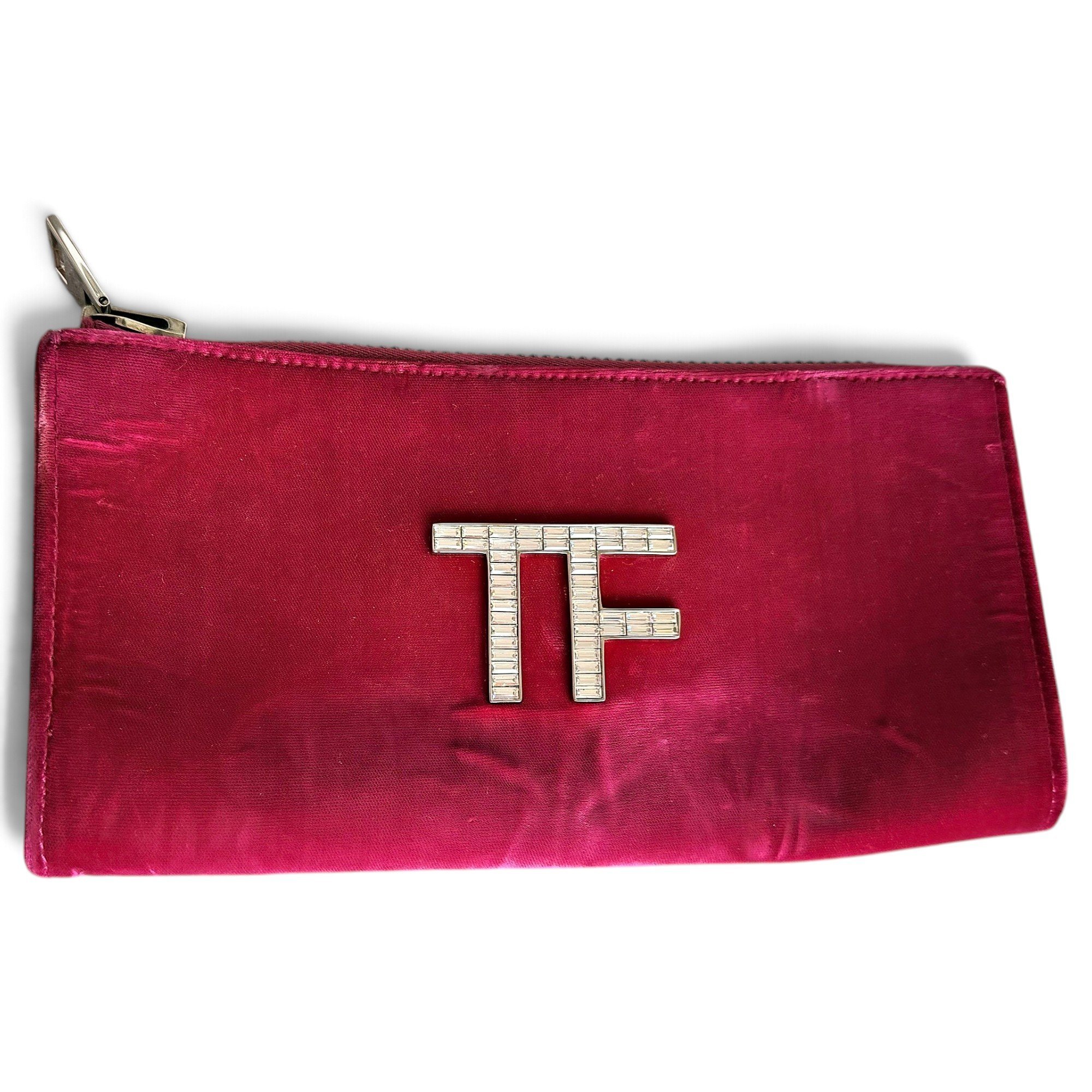 Velvet clutch bag