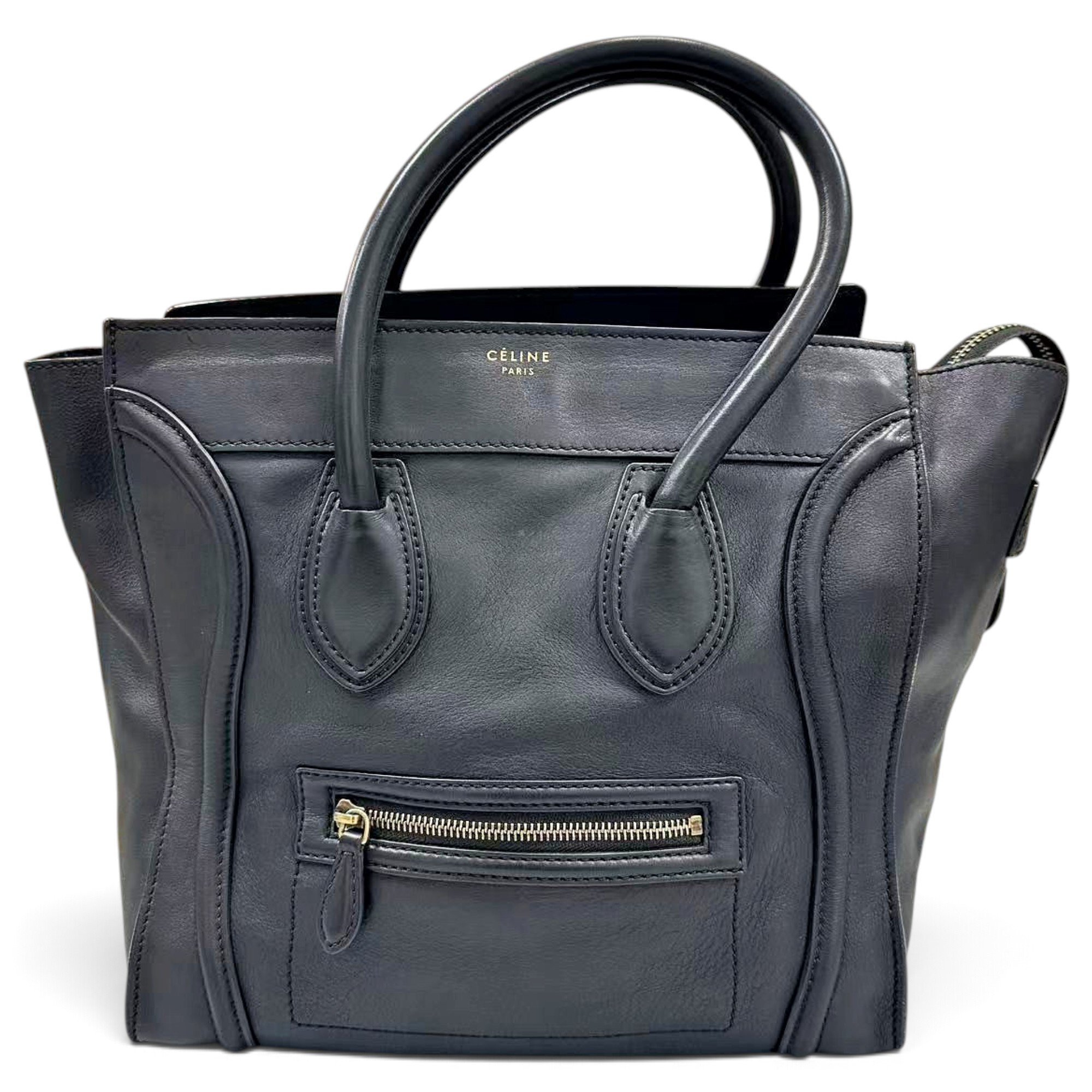 Luggage leather handbag