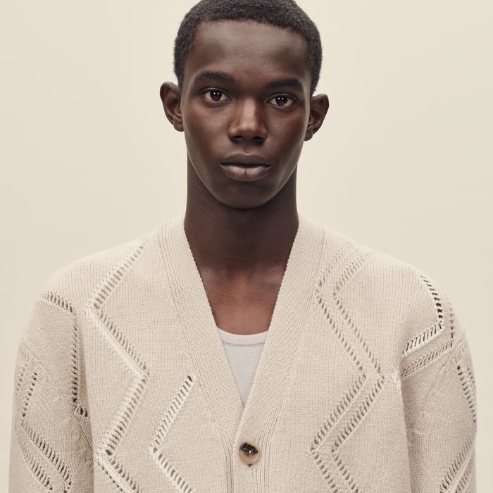 Ficelle "Jour Et Ajours" Buttoned Cardigan