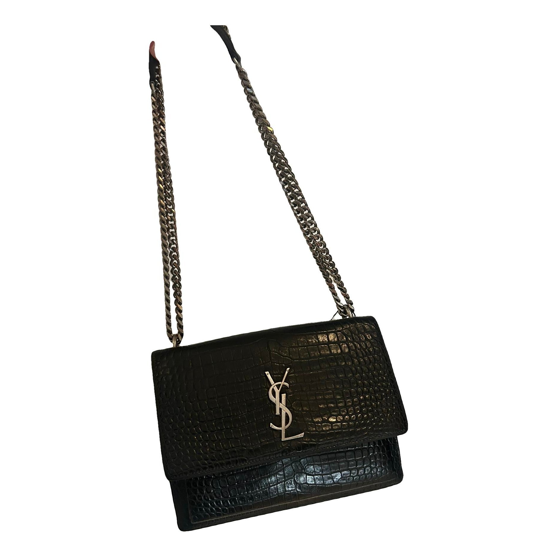 Sunset leather crossbody bag