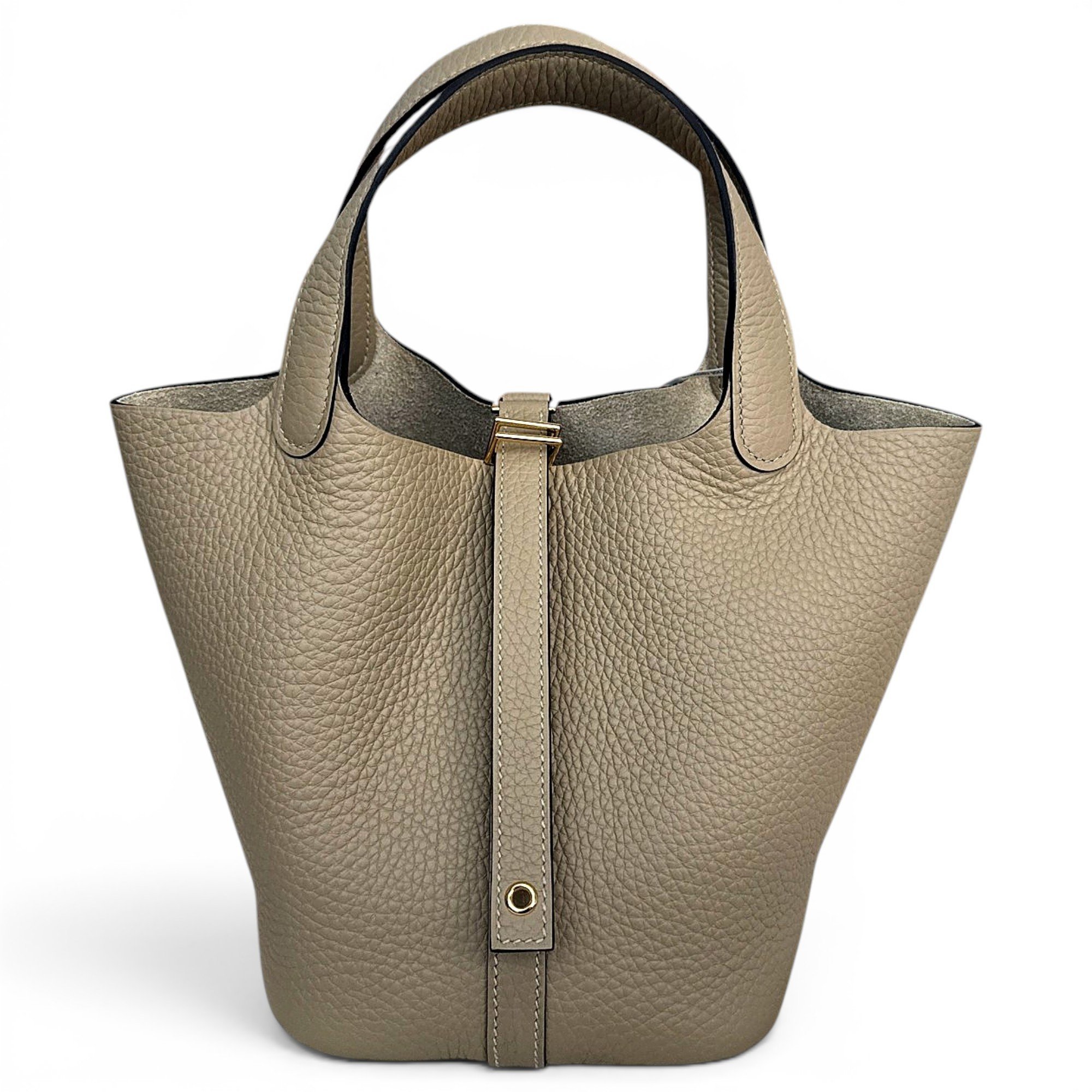 Picotin leather handbag