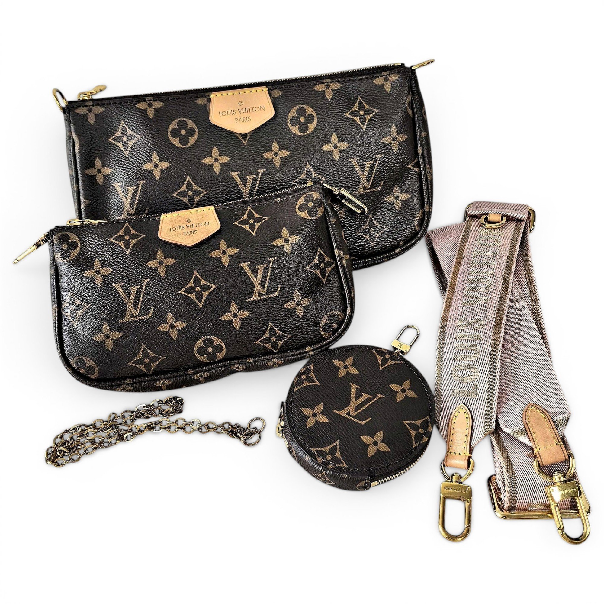 Multi Pochette Accessoires leather handbag