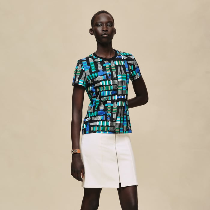 Noir "Bride a Bloc" Straight T-shirt