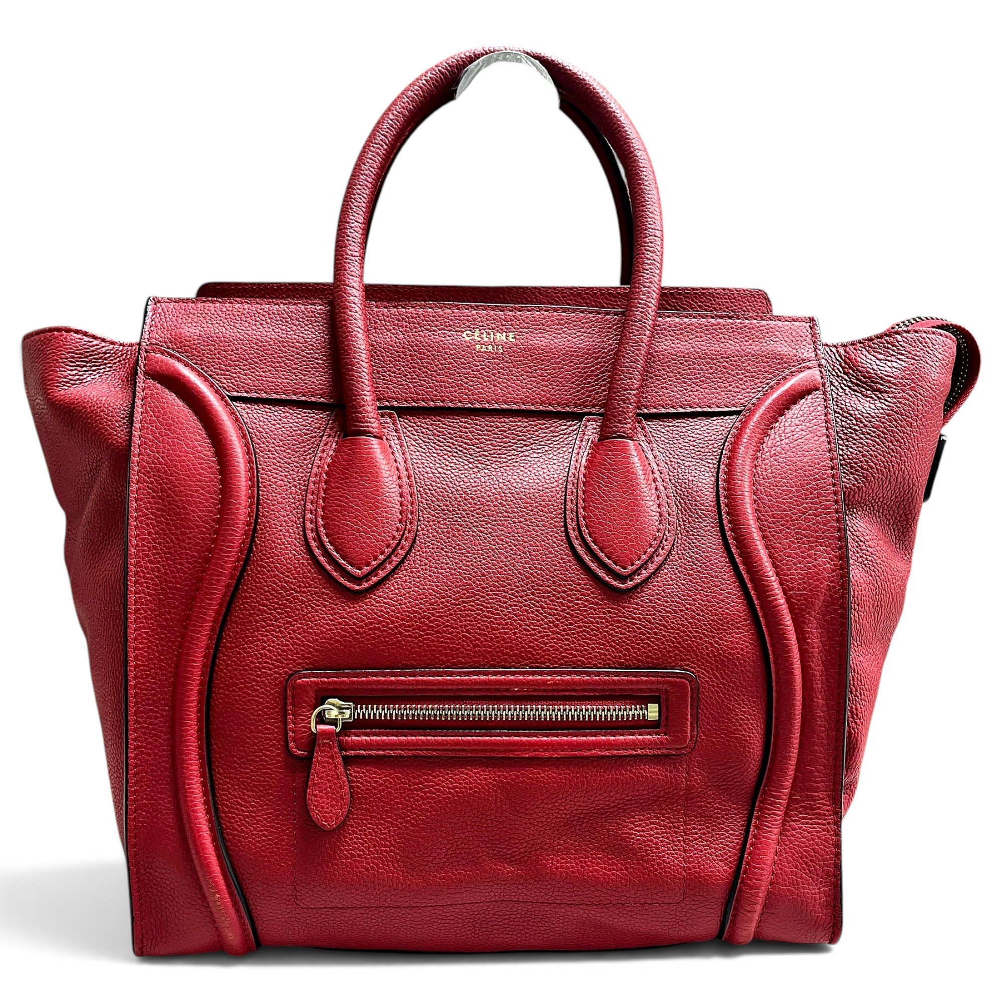 Luggage leather handbag