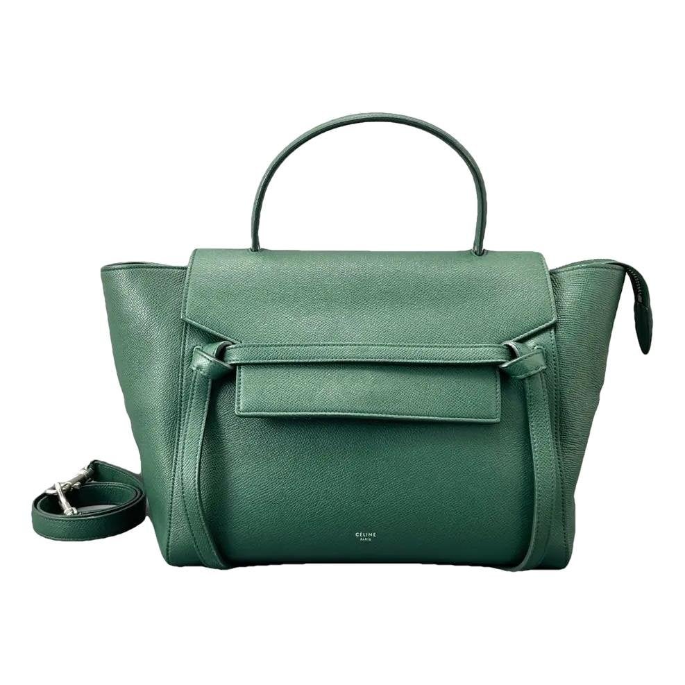 Belt leather handbag