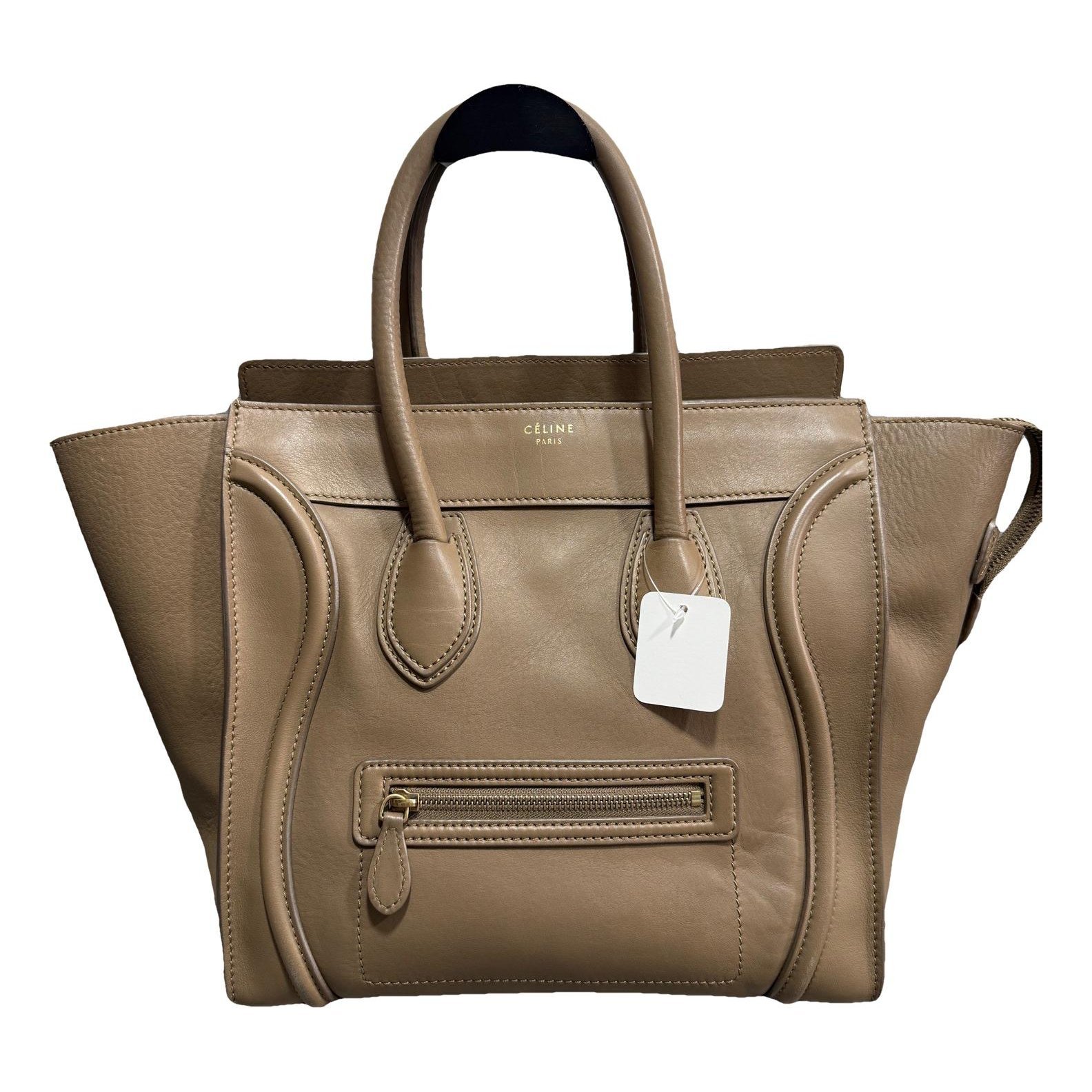 Celine Luggage leather handbag