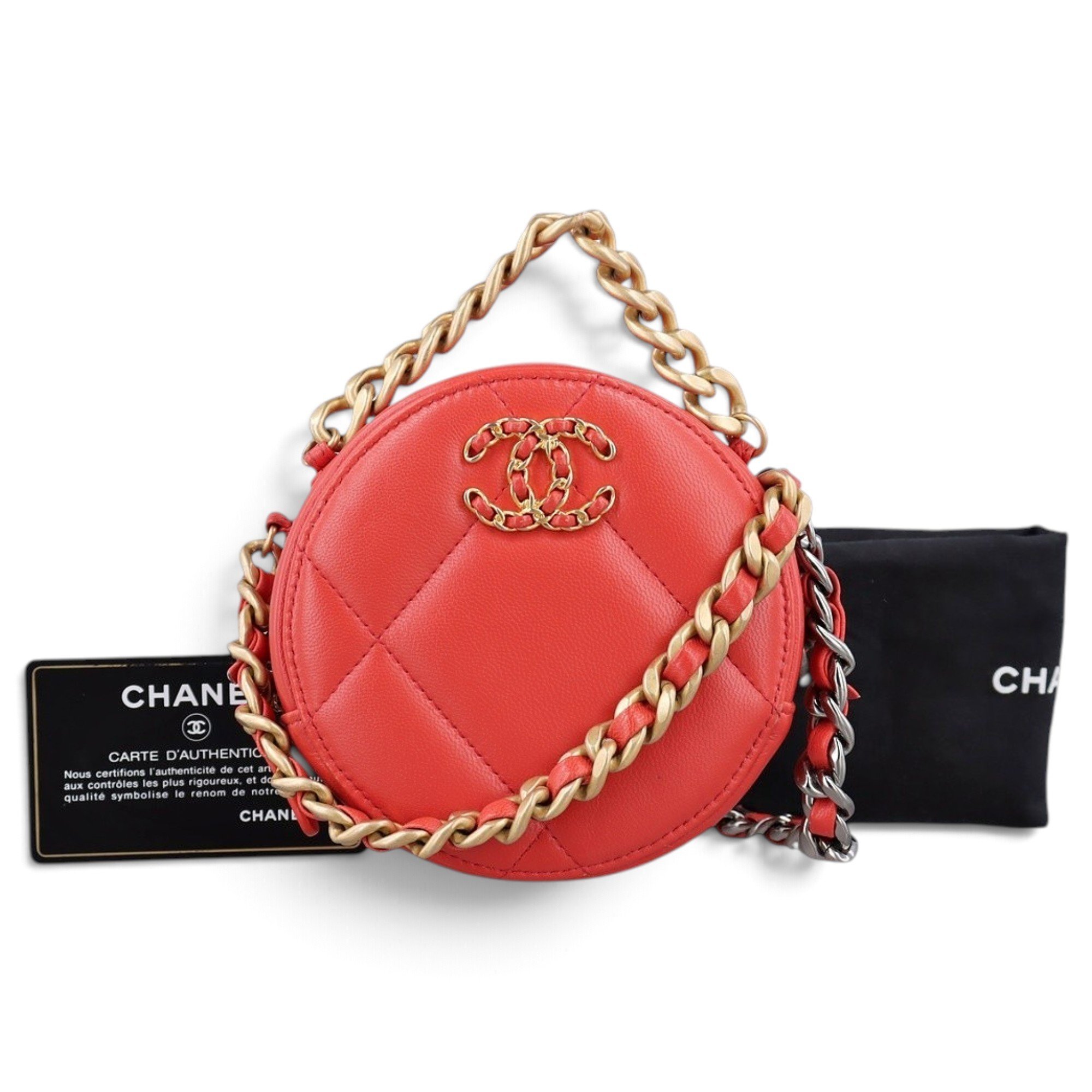 Chanel 19 leather mini bag