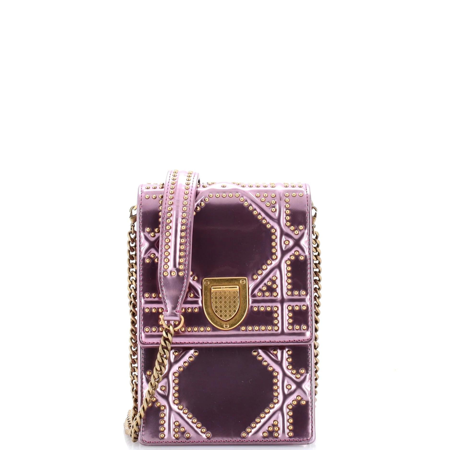 Patent leather clutch bag