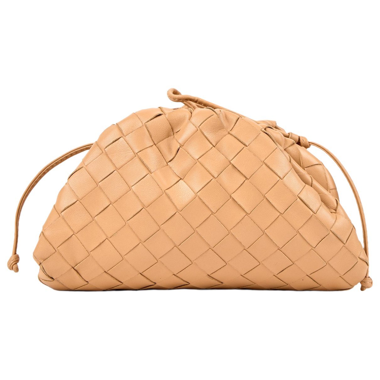 Pouch leather crossbody bag