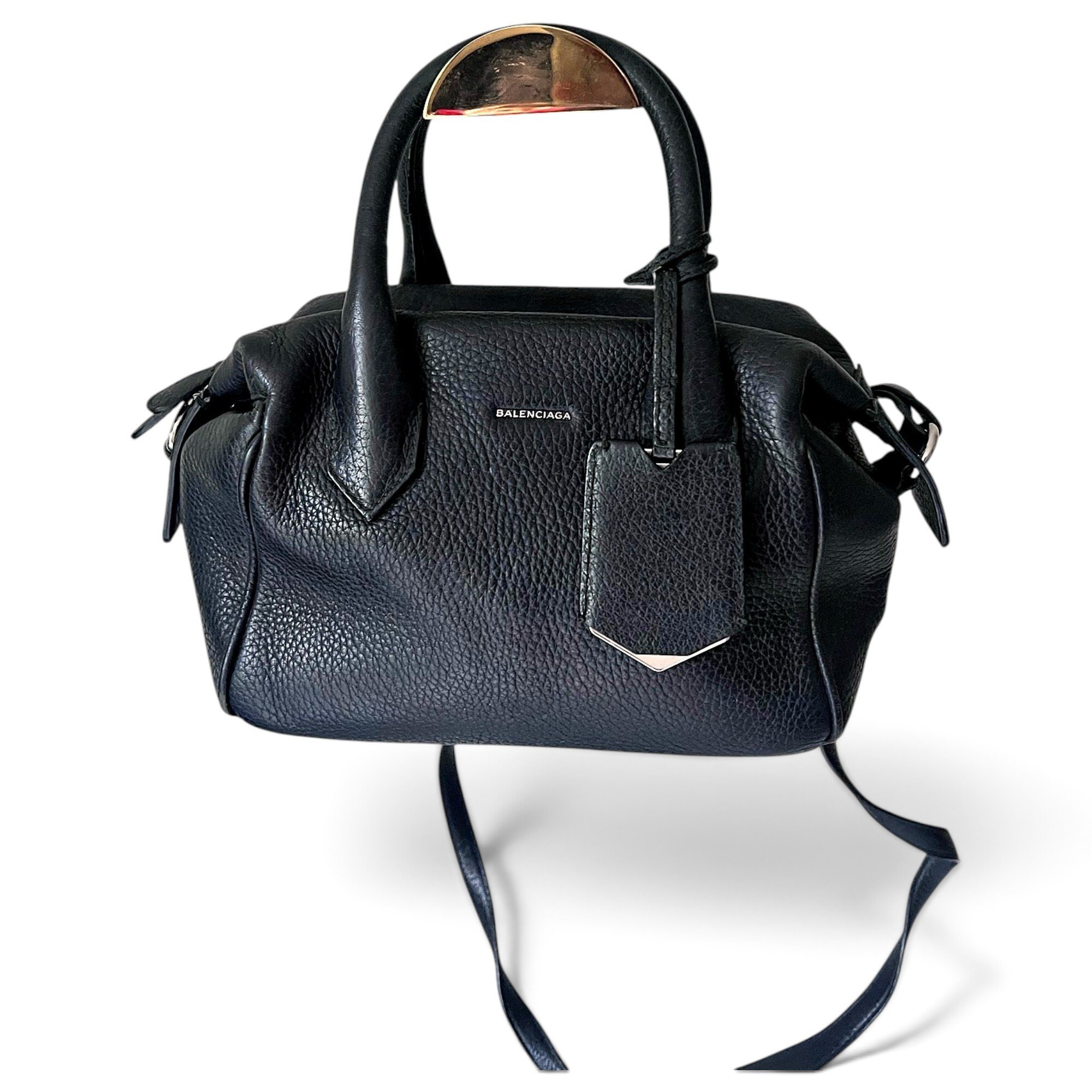 Monday Bowling leather handbag
