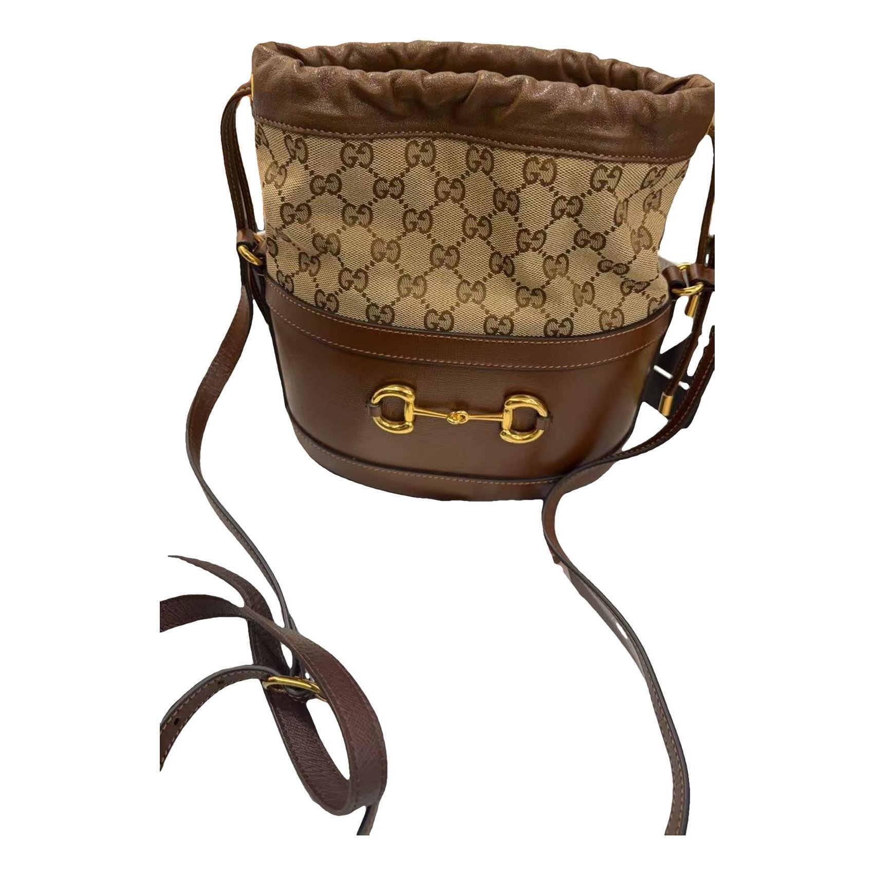 Horsebit 1955 Bucket leather handbag