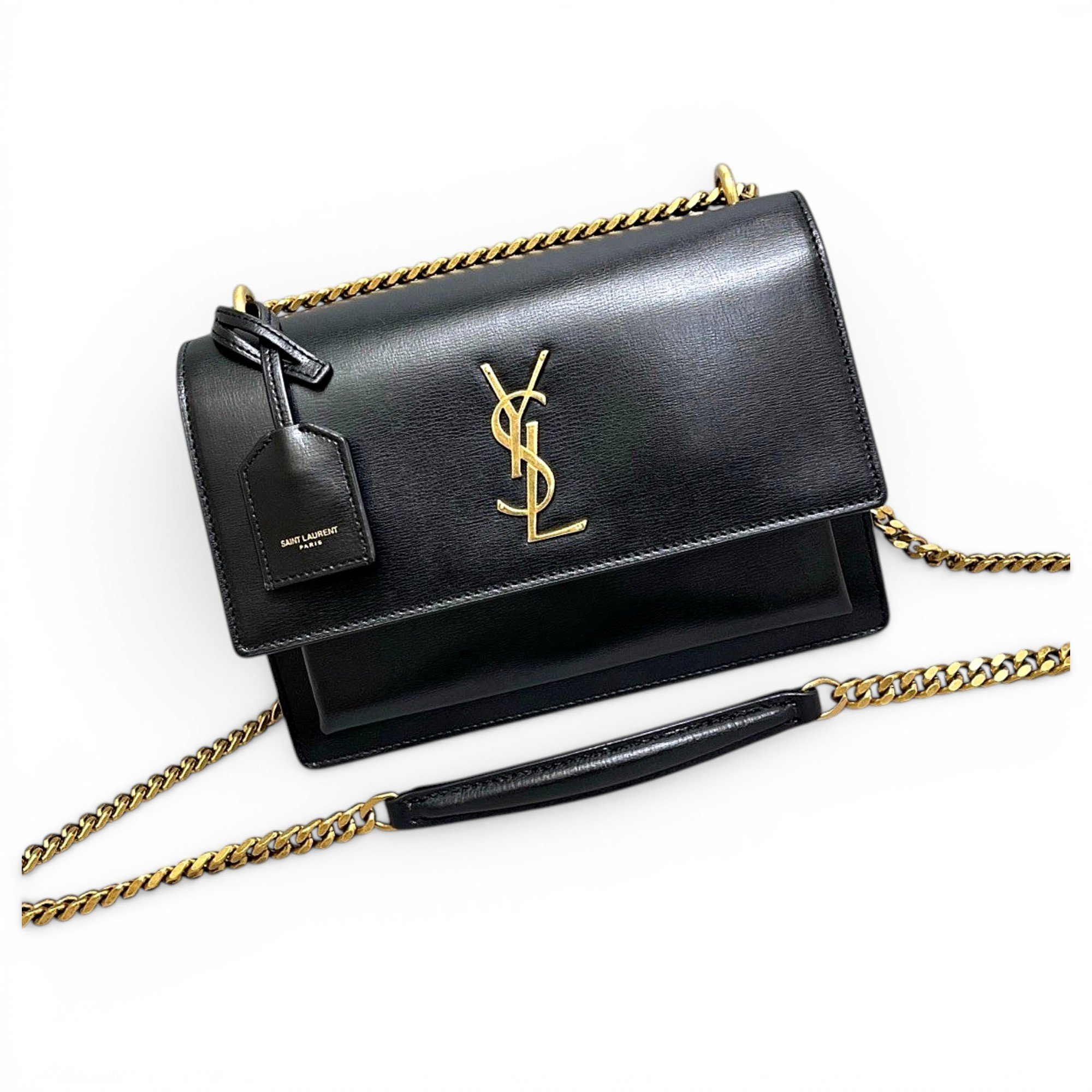 Sunset leather handbag