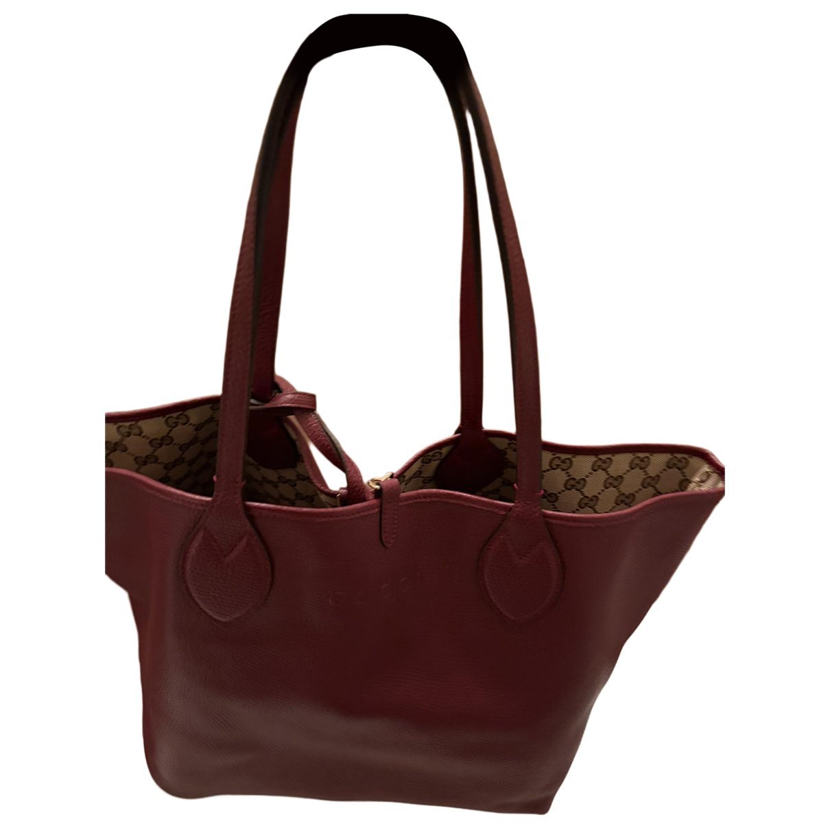 Leather tote