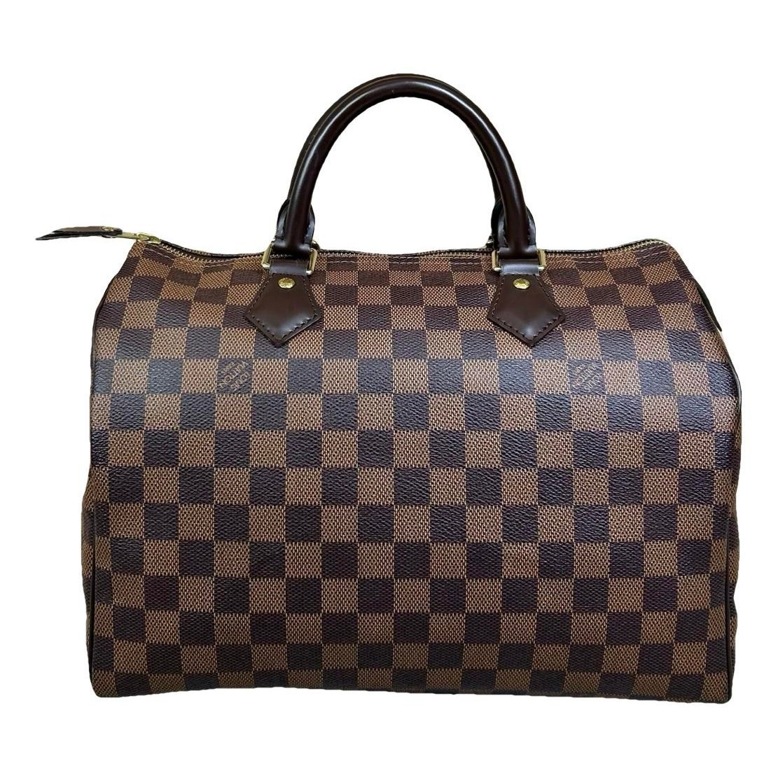 Speedy leather handbag