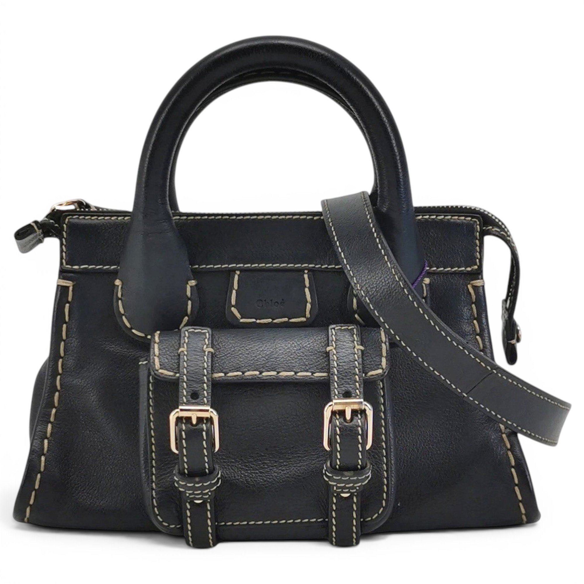 Edith leather handbag
