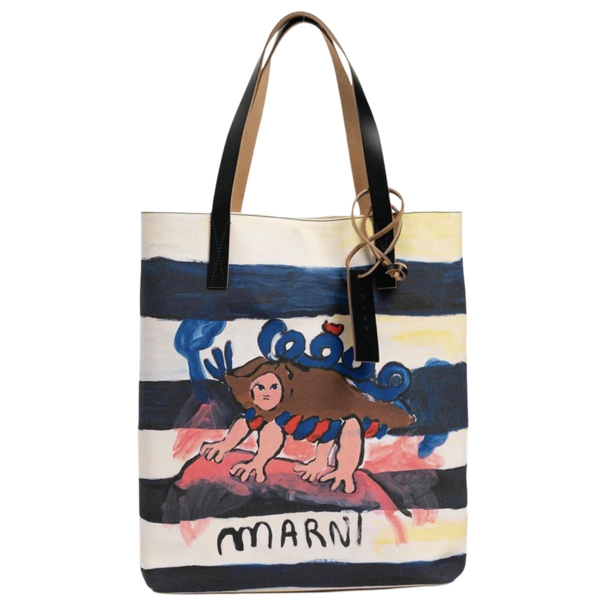 Marni Tropicalia cloth tote