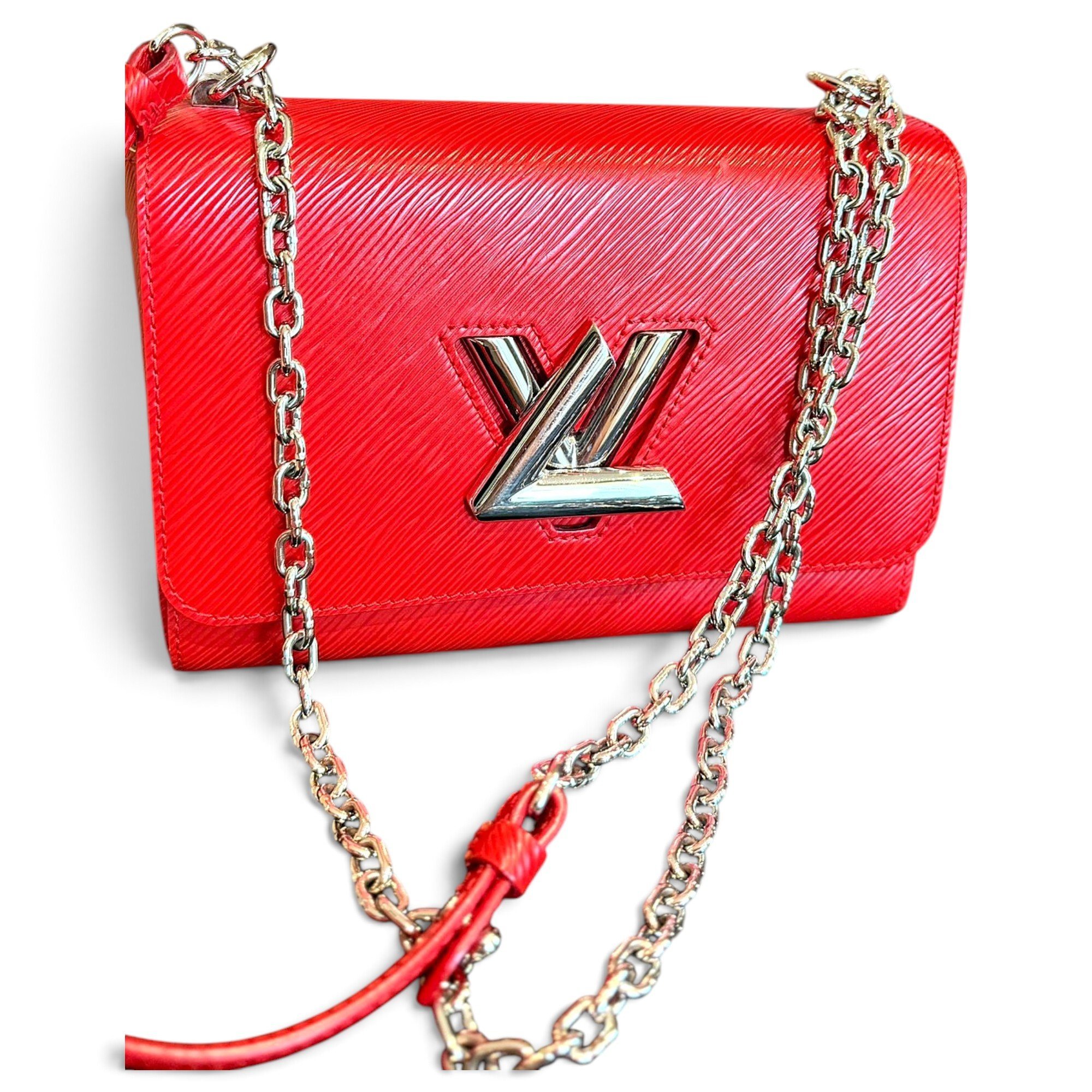 Twist leather crossbody bag