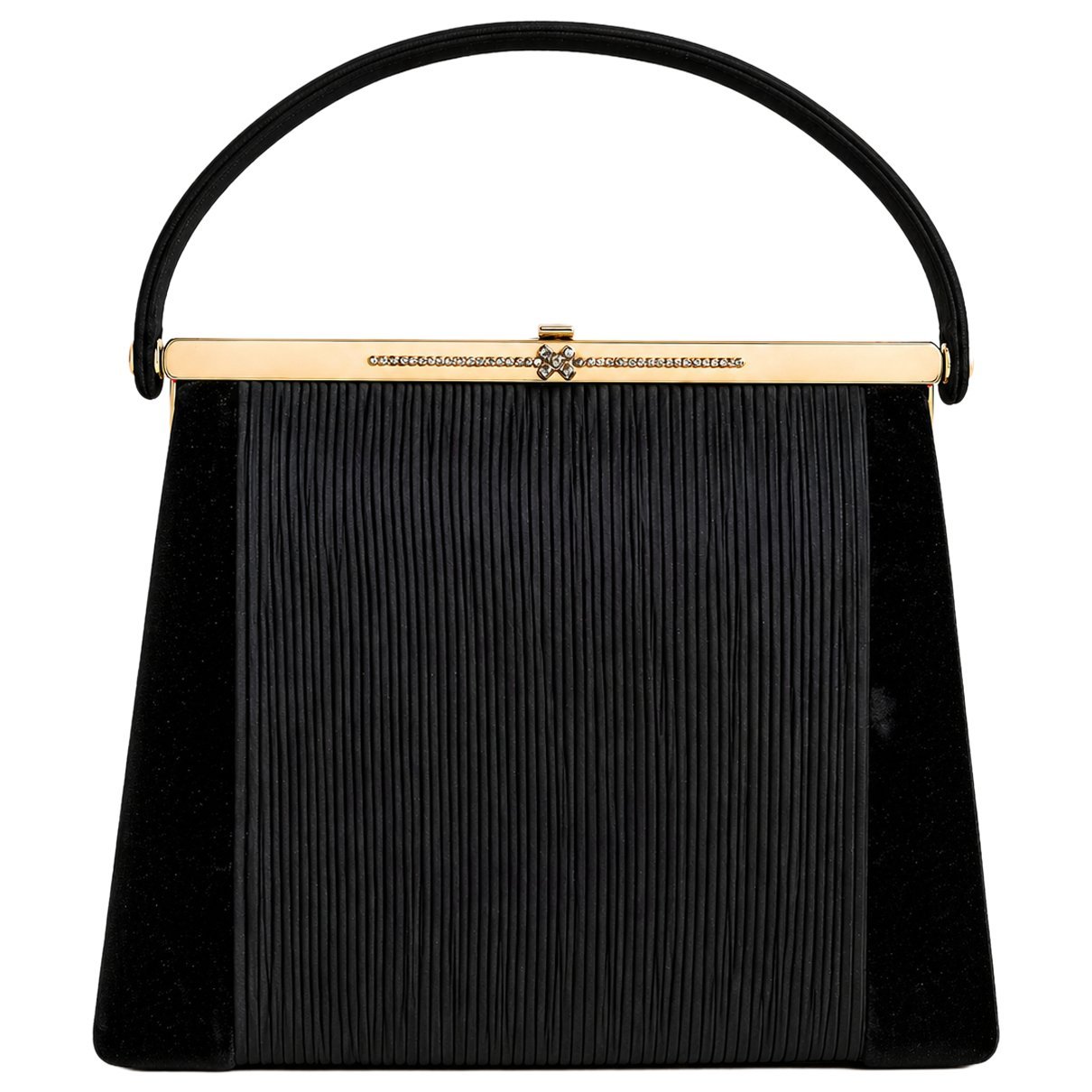Velvet handbag
