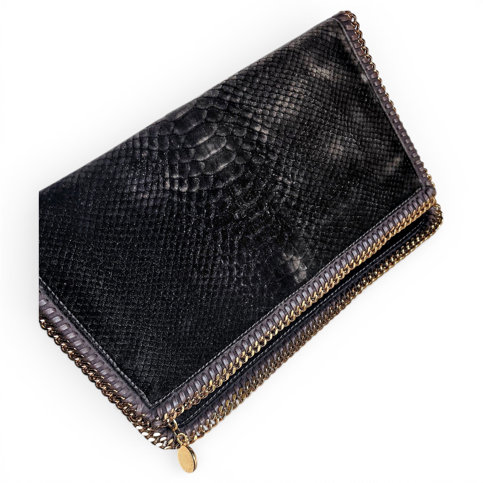 Stella McCartney Falabella faux fur clutch bag