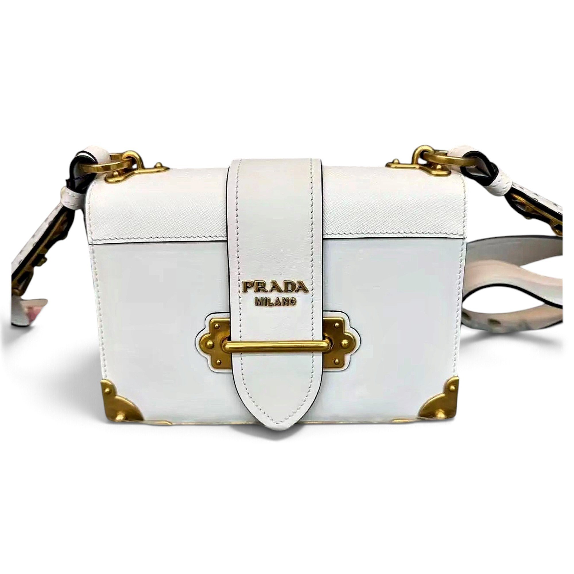Cahier leather crossbody bag
