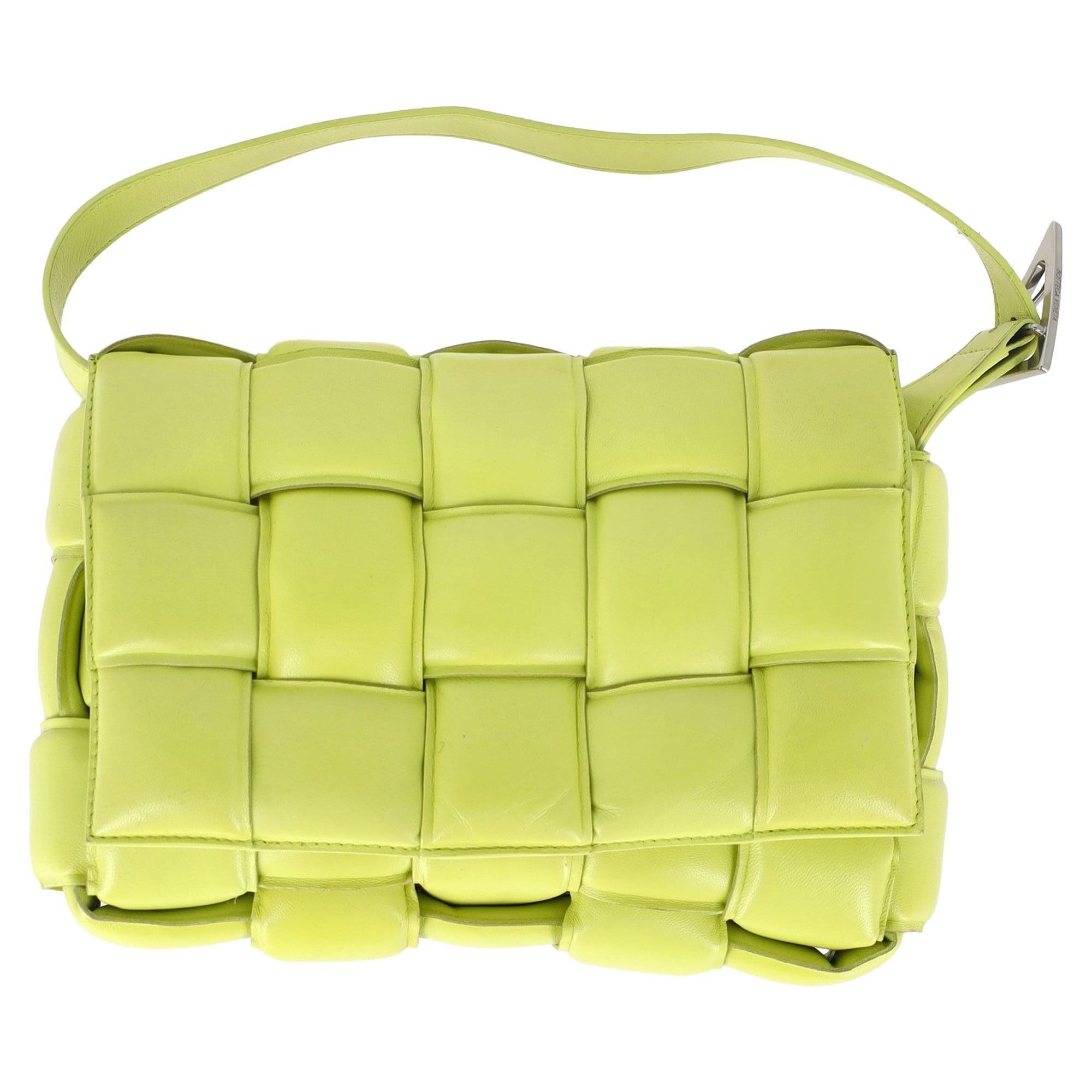 Cassette Padded leather handbag