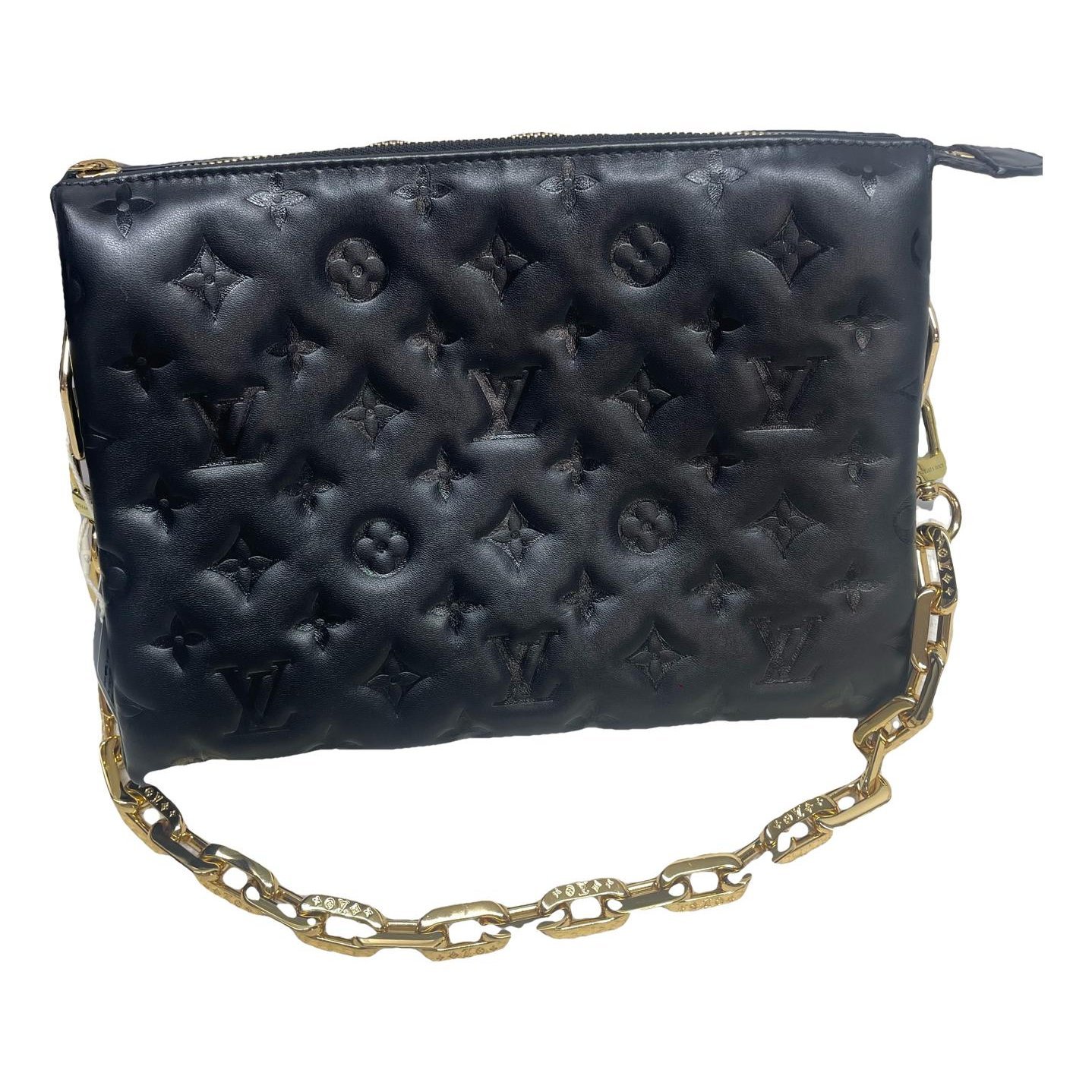Coussin leather handbag