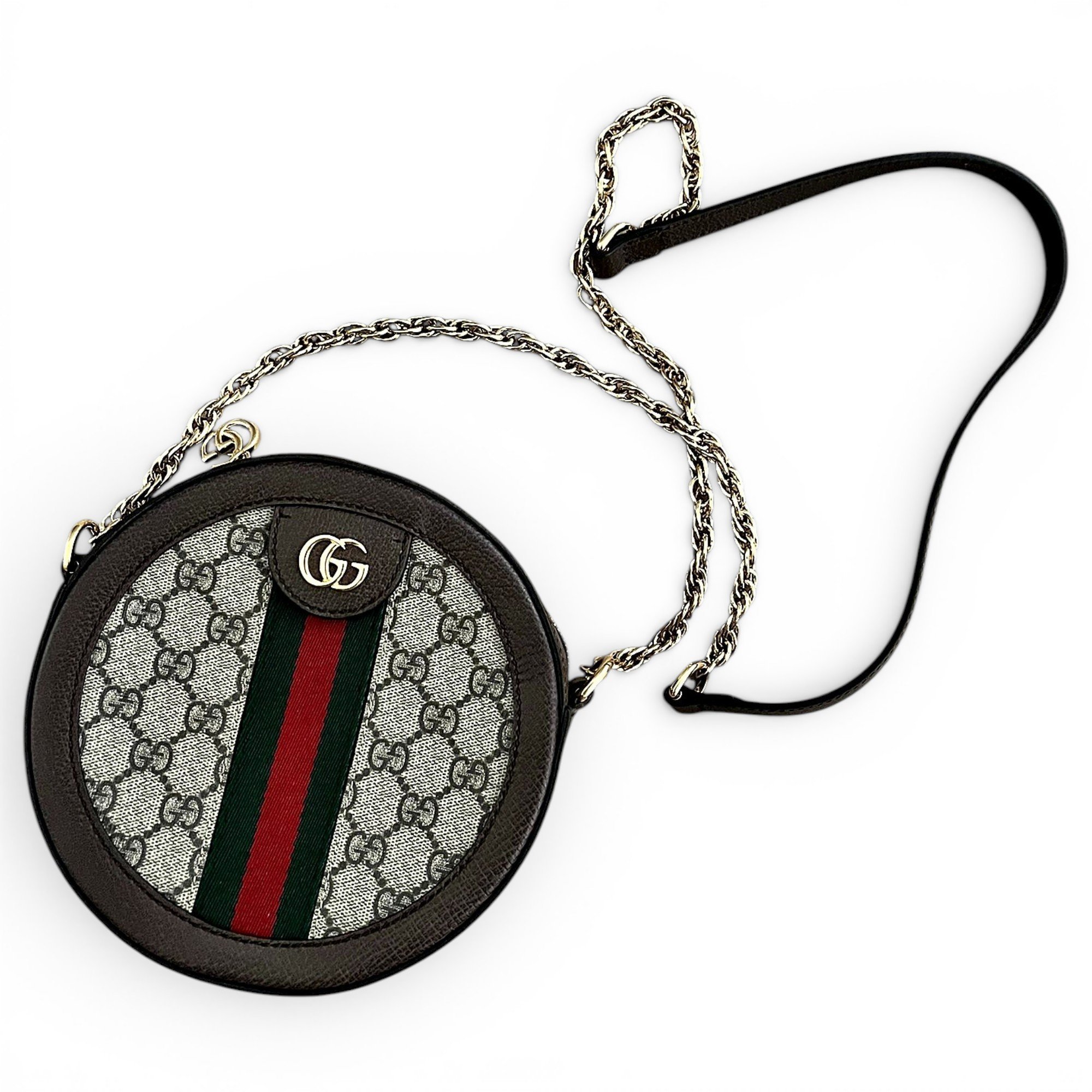 Ophidia Round crossbody bag