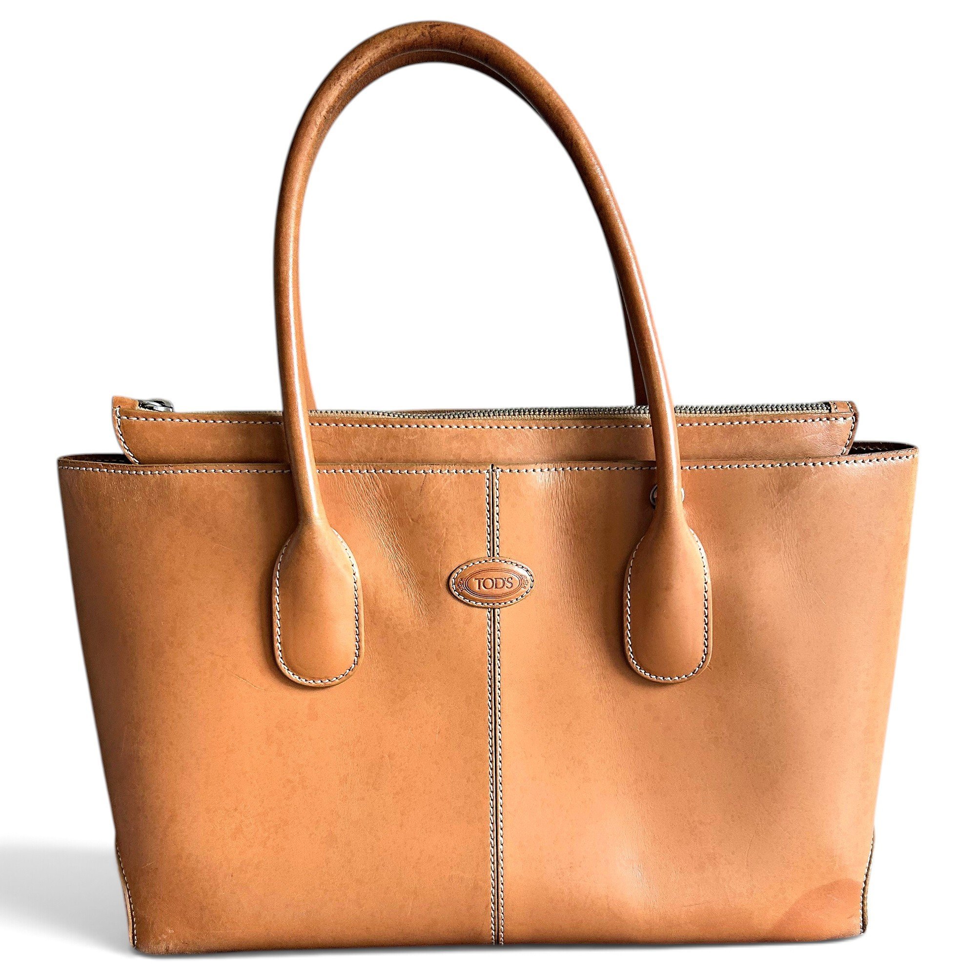 D Bag leather handbag