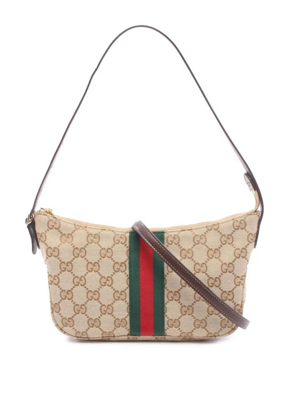 2016-2026 Small GG Canvas Web Lunetta satchel