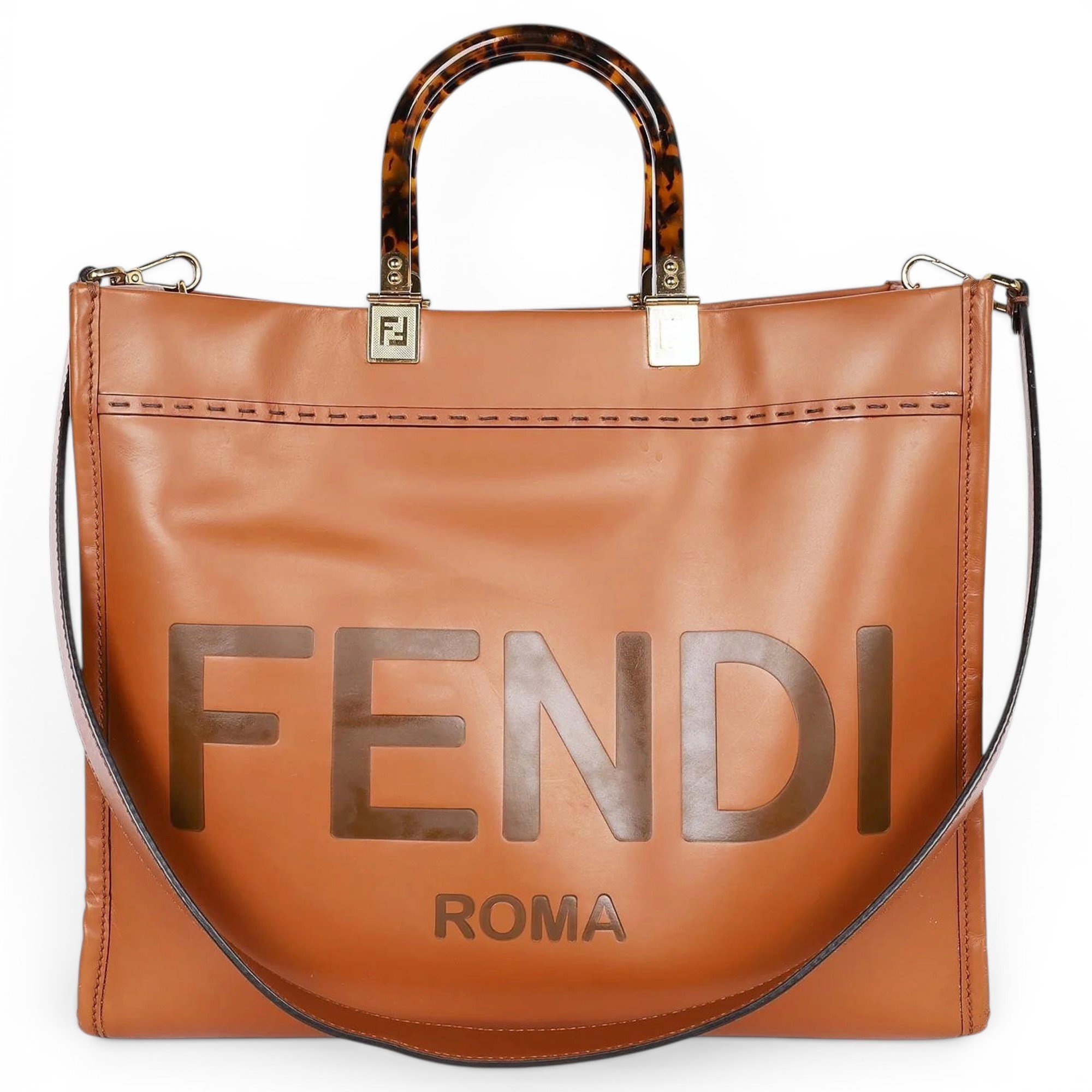 Sunshine leather tote